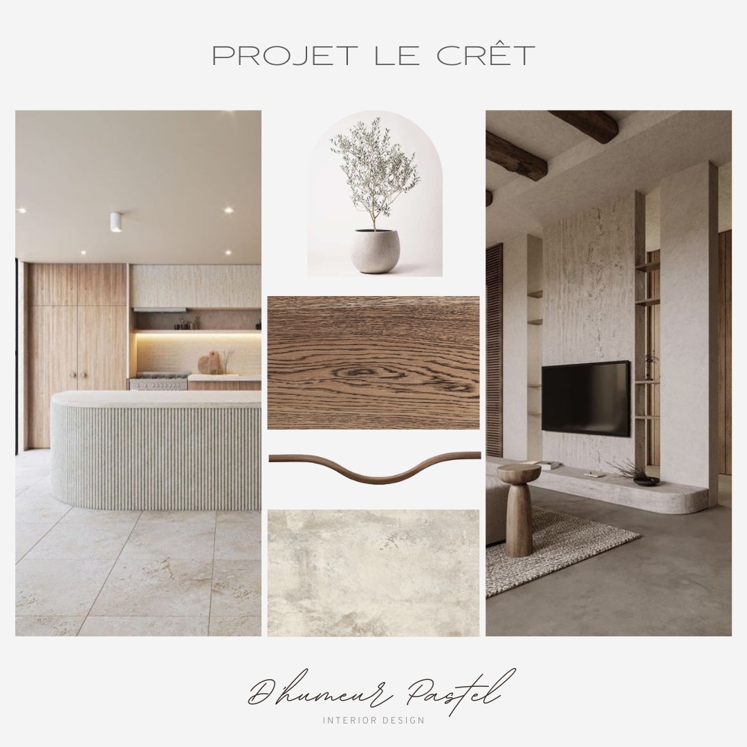 A M B I A N C E
Projet Le Crêt
Je vous dévoile l'ambiance de mon projet "Le Crêt" qui se veut minimaliste mais avec également un brin de Wabi Sabi.
#projet #wabisabi #minimaliste