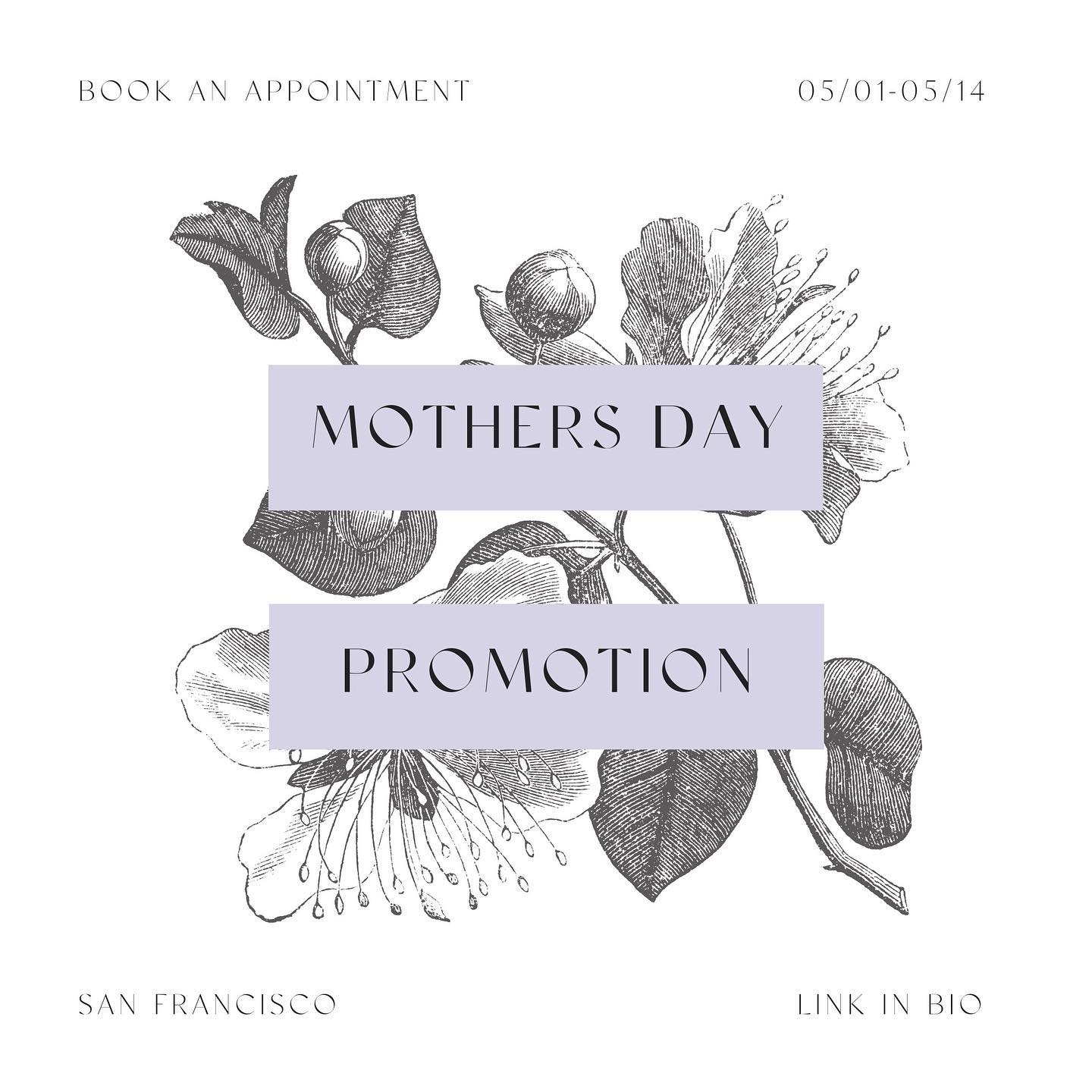 Mother’s Day is right around the corner! Now is the perfect time to treat yourself or that special someone in your life. We’re offering $25 off eyelash extension + brow lamination treatments! Now through 5/14/22 #mothersanddaughters #mothersday #sfbeauty