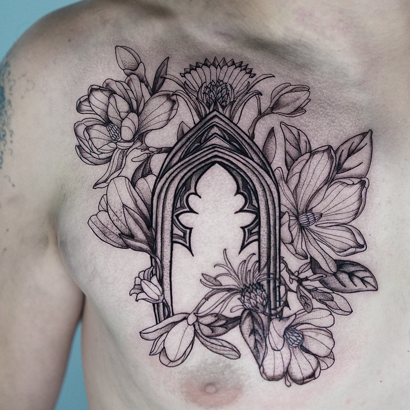 Dark botanical π± Gothic portal for Andy π€π
Link in bio to inquire or email me at bookings@hiralupe.com
β’
#gothicart #gothictattoo #botanicaltattoo #bayareatattooartist #blackworltattoo
