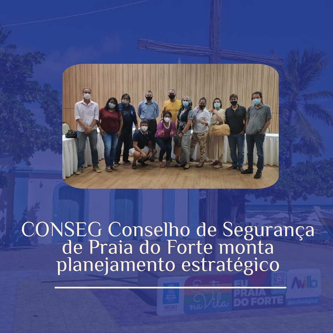 O Conselho de Segurança de Praia do Forte (CONSEG) reuniu sua diretoria e entidades interessadas para realização de planejamento estratégico visando estabelecer os objetivos e as iniciativas visando o aprimoramento da segurança no perímetro de Praia do Forte.
Entre em contato pelos canais para mais informações.