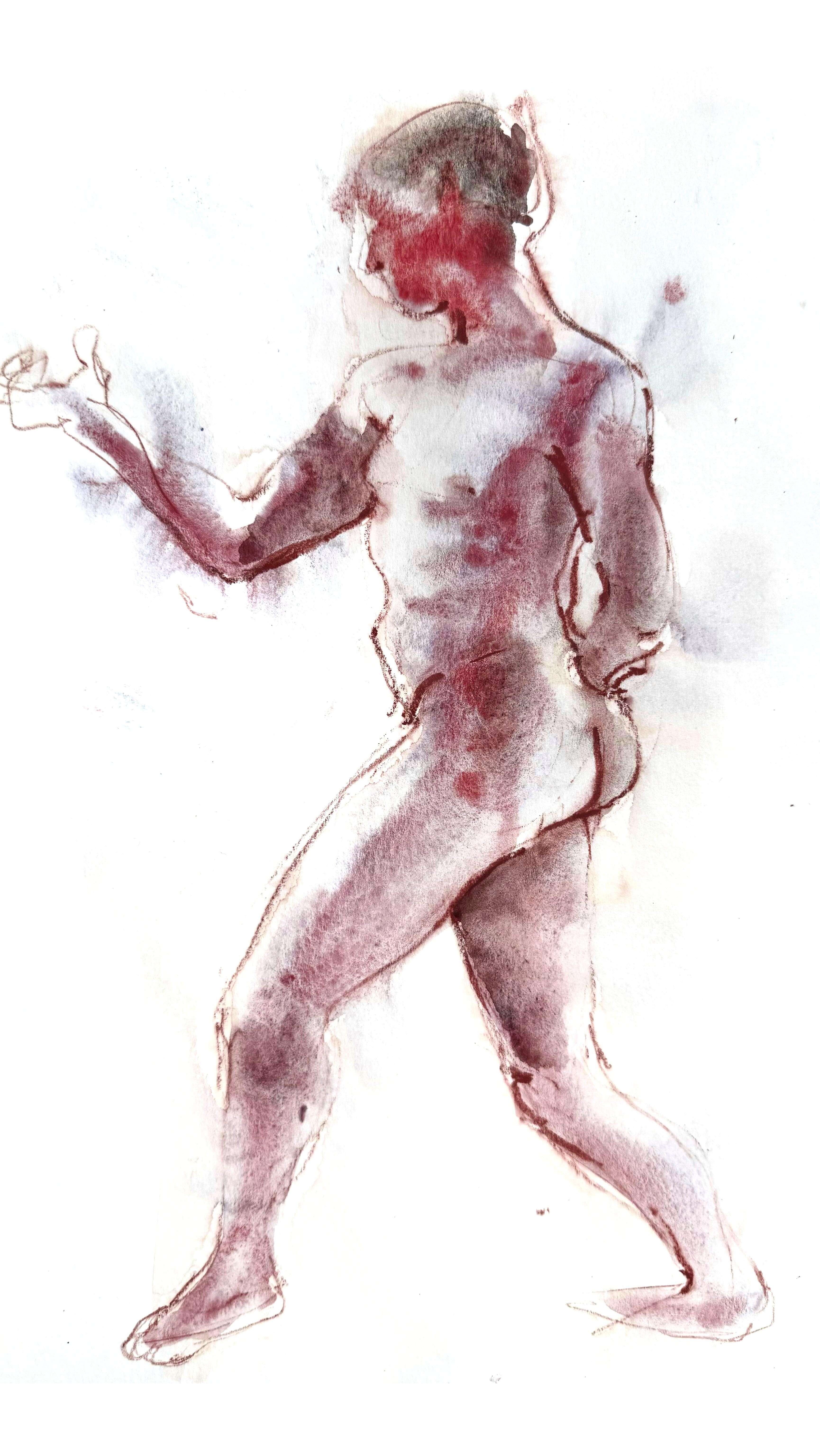 This past year I changed from drawing on individual pages to using a large sketch book which makes it so easy to look back at. This isn’t technically watercolour paper (I’m missing some grain) but it’s 250grs so perfect for what I’m doing. Brand is @pithsupply ❤️
Life drawing organiser: @adriandutton_life_drawing
Location: @topolskistudio
Models: @giuseppeclaudio_theartmodel @modbodadrian @claylifedrawing @charlotte_effie_wightwick @alaia_artmodel @feelartlondongirl
#lifedrawing #lifepainting #watercolornude