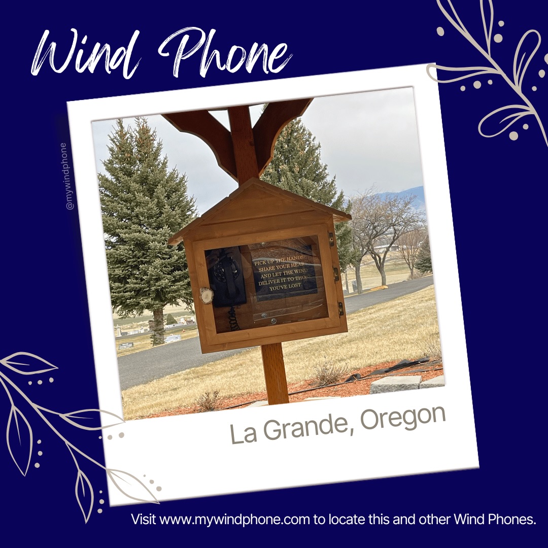 This beautiful Wind Phone in La Grande, Oregon is a place where words can be spoken freely and carried by the wind. Because love doesn’t disappear - it just finds new ways to travel. @mywindphone
#mywindphone #windphone #windphonenearme #windphonelocations