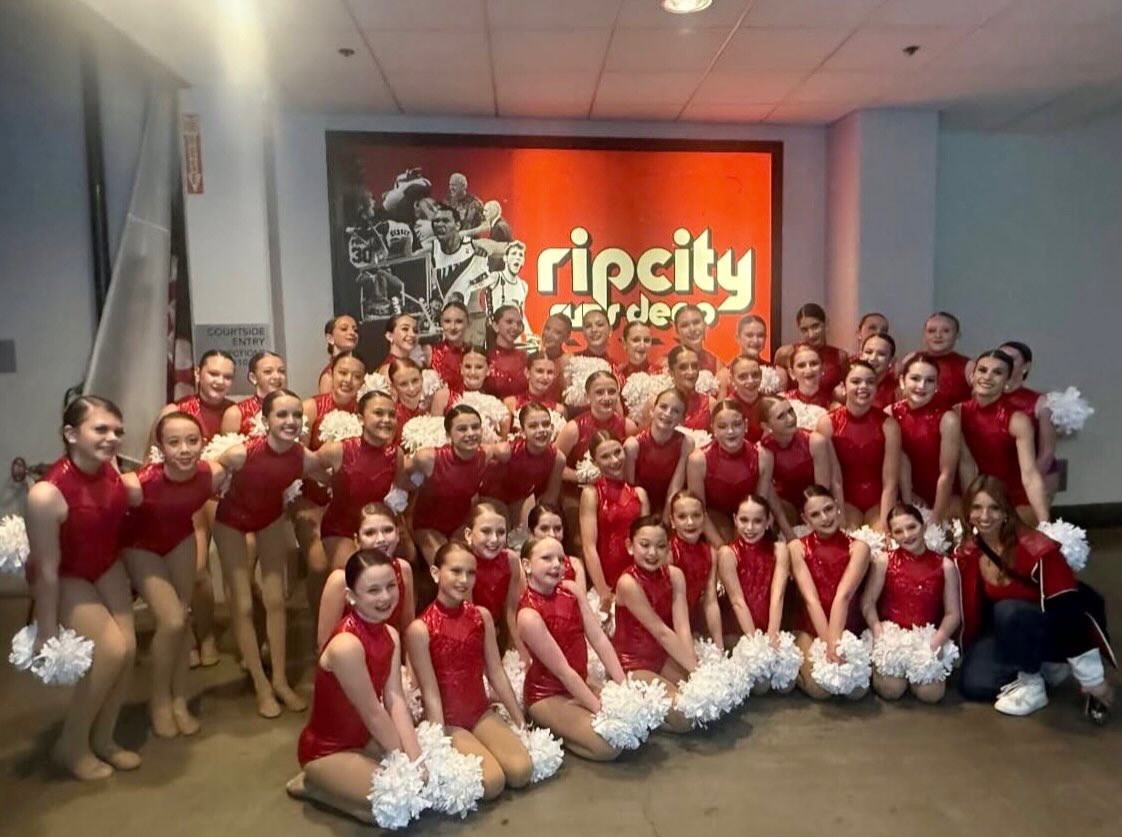 @trailblazers halftime performance 2026 ❤️🖤
Way to kill it dancers!