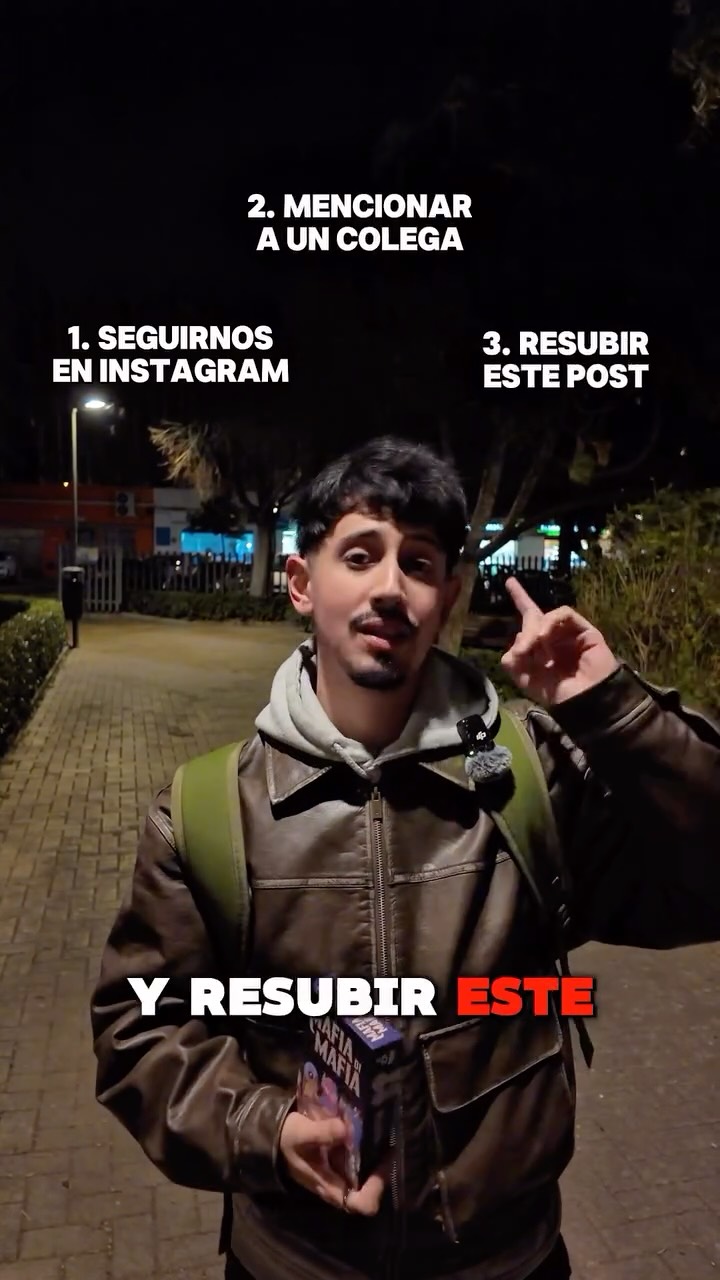 💥 SORTEO MAFIA DI MAFIA 💥
Hemos llegado a 1.000 Mafias vendidos y solo podemos decir: gracias 🖤
Así que para celebrarlo… sorteamos un Mafia di Mafia.
Para participar solo tienes que:
✔️ Seguirnos en Instagram
💬 Mencionar a tu colega al que ganarías jugando al Mafia
📲 Compartir esta publicación en tu historia
El 15 de febrero se cierra el sorteo y en 24h anunciamos ganador!!
Mucha suerte!!
Gracias por estar ahí y por el apoyo❤️
#juegosdemesaenespañol #juegosdemesa #estudiocreativo #juegomesa🎲 #juegodemesa