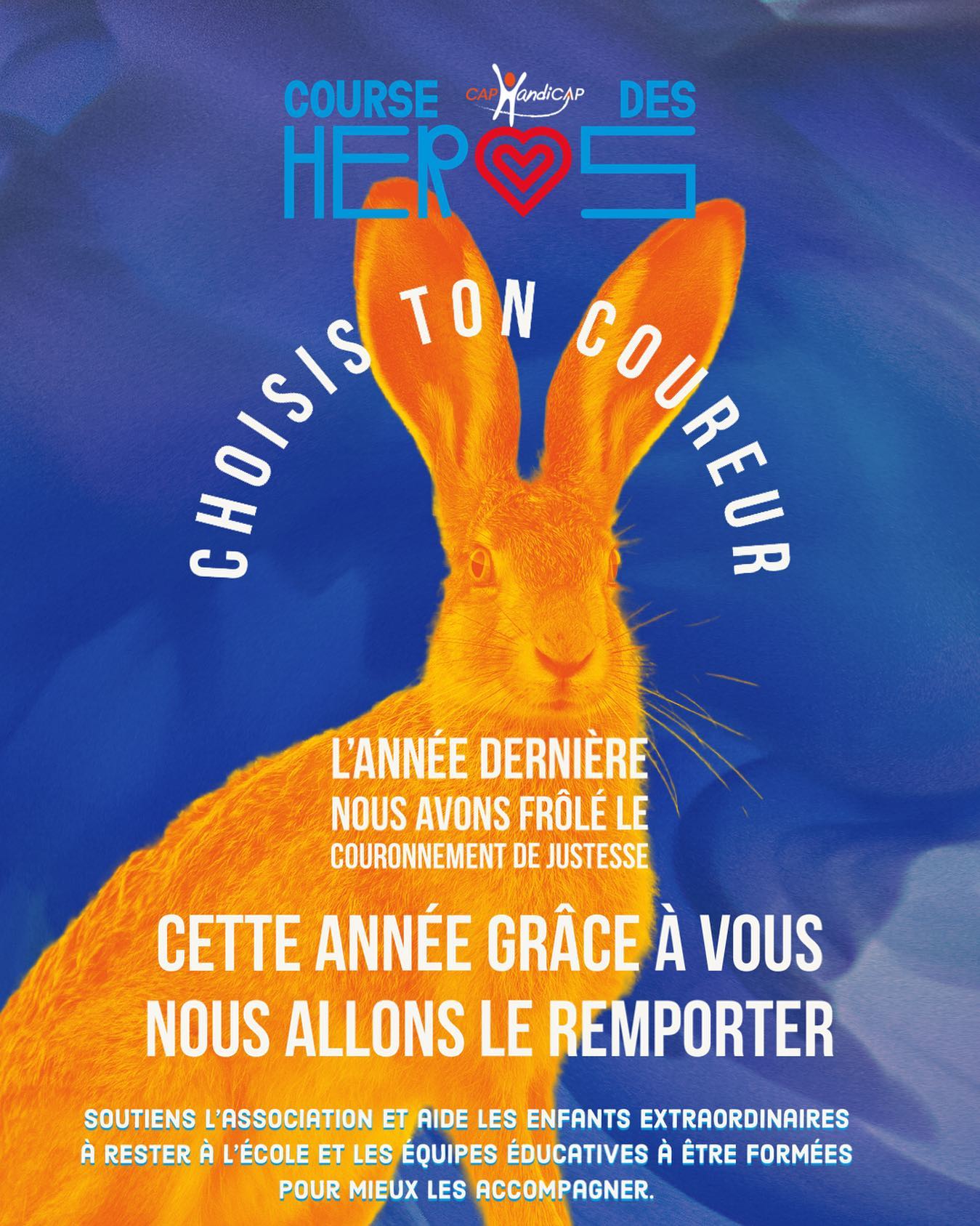 Câest reparti pour la Course des HĂ©ros. Nous avons dĂ©jĂ lancĂ© les collectes de nos participant.e.s DĂšs Ă prĂ©sent, vous pouvez sĂ©lectionner le coureur que vous souhaitez soutenir et aider Ă atteindre ses objectifs.
Rendez-vous en story et en story Ă la une pour le lien.
.
.
.
#autisme #handicap #collecte #bonnecause #humanitaire #association #course #challenge #solidarite #solidarité #together #ensemble #don