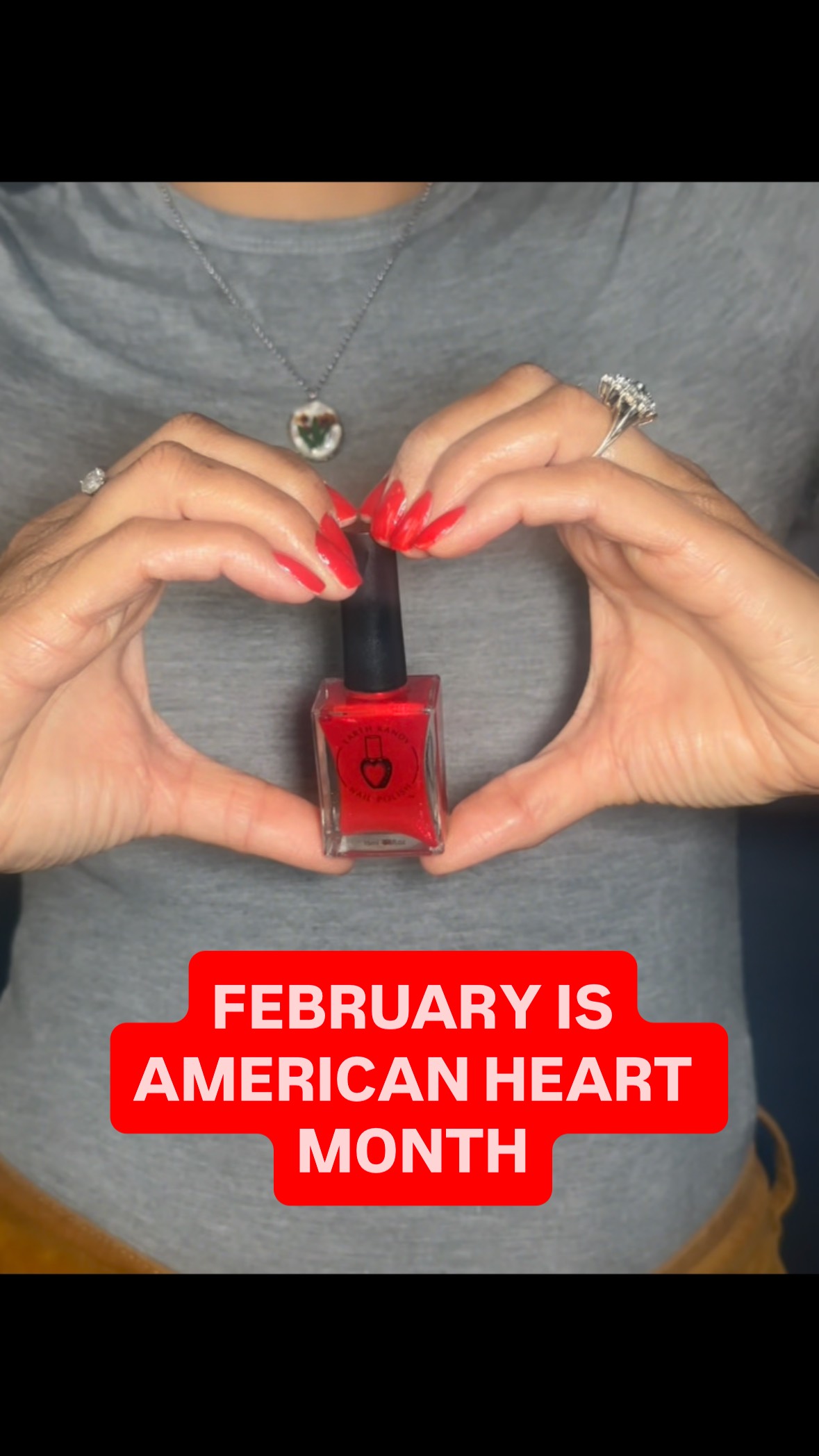 February is American Heart Month. Did you know that heart disease is the number one killer of ALL Americans? No matter the demographic category!
I put my whole heart into creating this month’s polish of the month which is a sparkling ruby red named ❤️Forever 41❤️. Proceeds from this polish will go directly to INDIVIDUALS affected by heart disease. Be sure to support/share.
Has your life been impacted by heart disease? Please feel free to share in the comments.
#heartdisease #heartdiseaseawareness #americanheartmonth #rednails