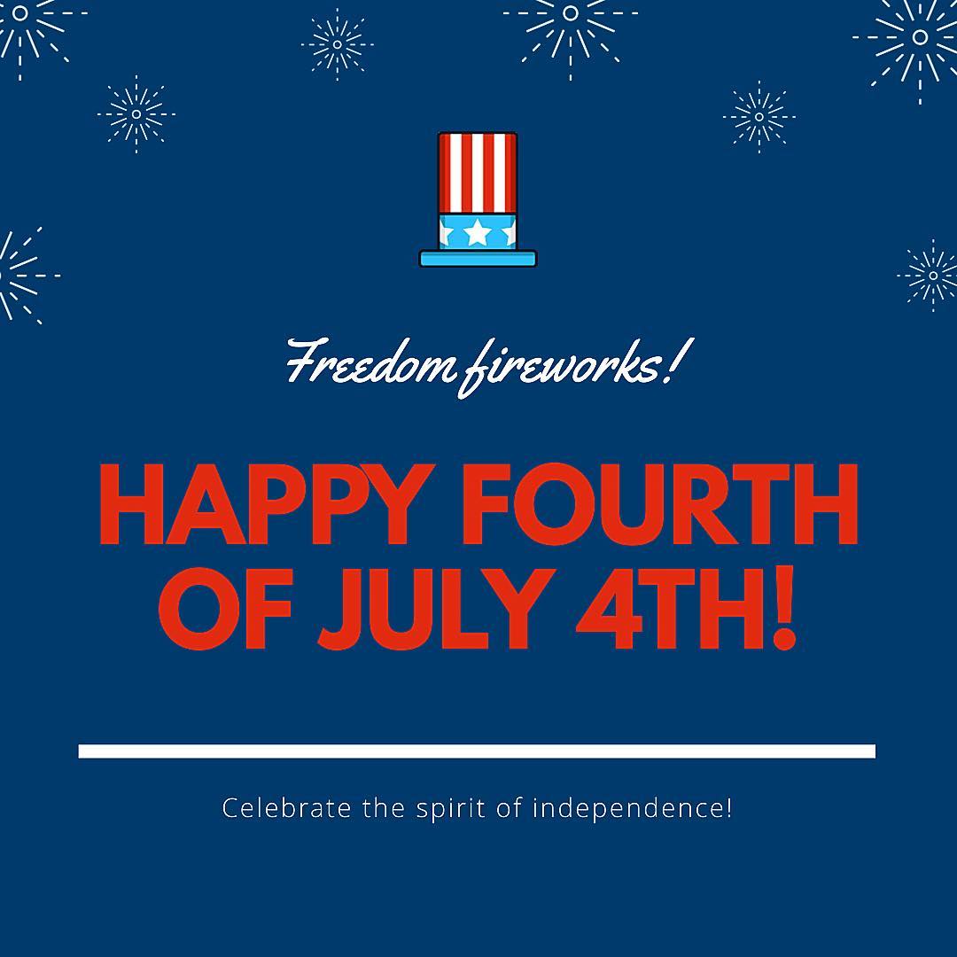 Everybody enjoy your Independence Day and be safe out there! 🙂