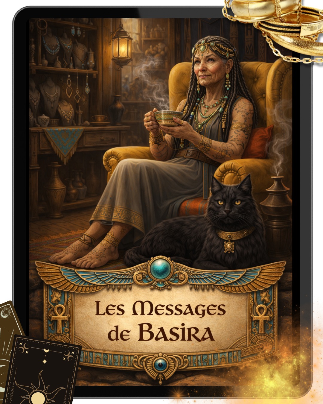 ✨Nouveau sur le blog
Dans le boudoir de Basira, entre myrrhe et cartes anciennes, un rituel se déploie chaque mois.
La cartomancienne transmet ses messages à Lyra. Pas pour suivre les tendances. Pour suivre le cycle.
🔮 "La spiritualité n'est pas une esthétique. C'est une présence."
Découvrez le premier message du carnet antique.
👉 www.digitalcmdesign.com
#spiritualitévivante #cartomancienne #sagesseancienne #MagieDuQuotidien #fantasy #intuition #blogspirituel #femininsacré #mystèreégyptien #transmissionsacrée