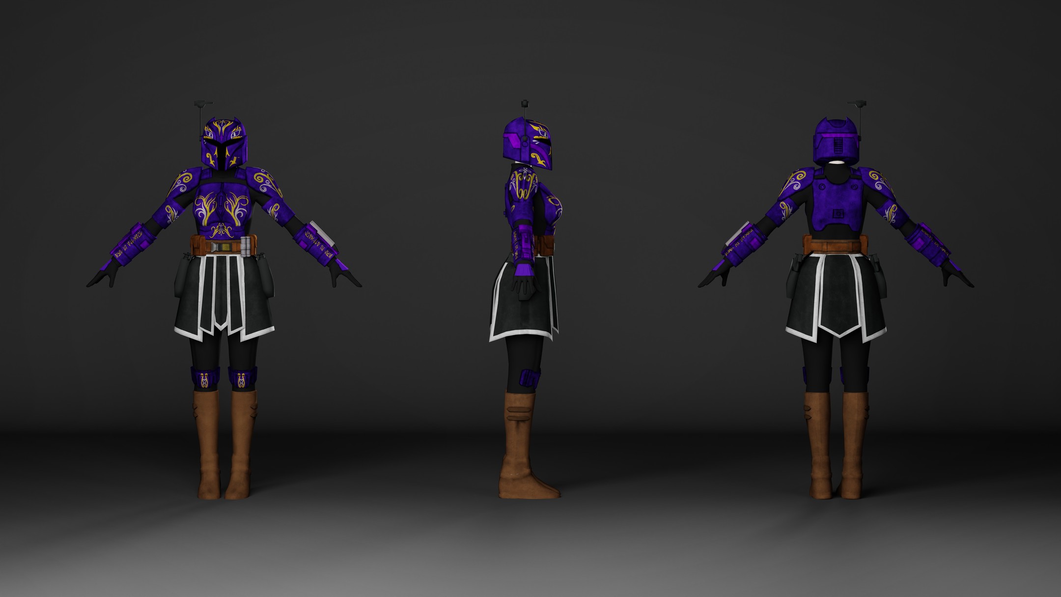 Mandalorian Commission for Garry's Mod
Made in 2023
Base undersuit model was not made by me.
#3d #3drender #blender #garrysmod #gmod #starwars