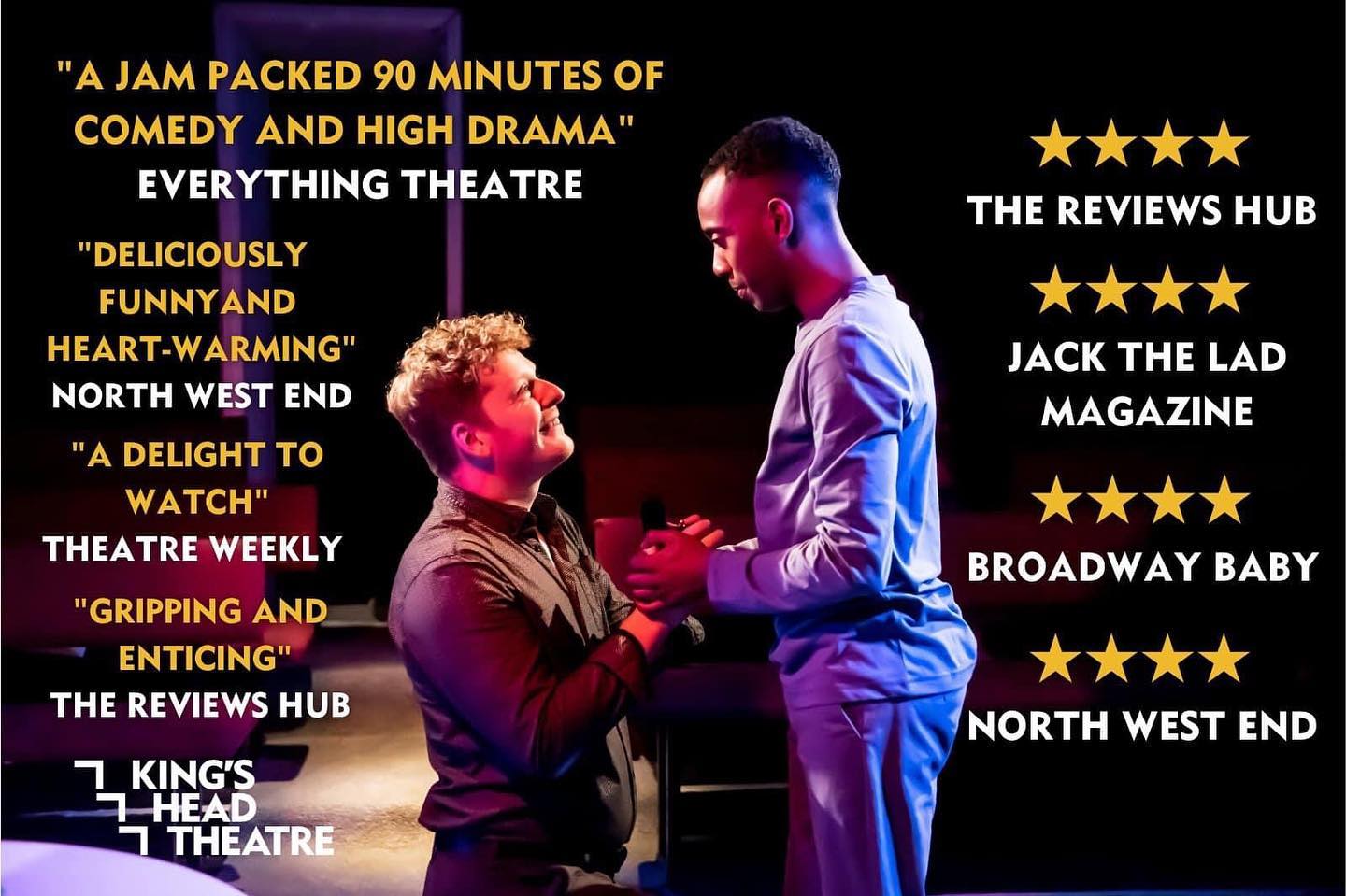 Very proud to have scored the headline show, “ALL THAT”, at the @kingsheadtheatre Queer Season. Some fantastic reviews much earned from director @jamescallasball producer @tomocolondon and the rest of the team!
•
•
•
•
#london #theatre #allthat #kingsheadtheatre #kingsheadpub #islington #angel #composer #musicproducer