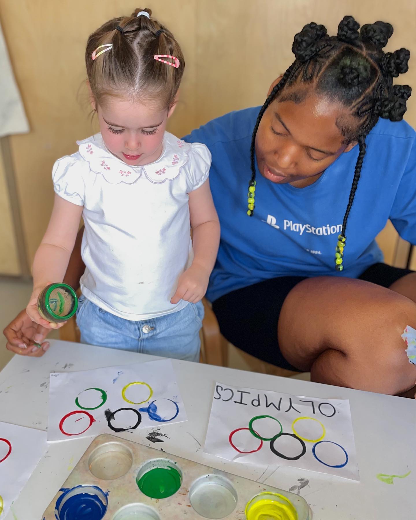 Today at the nursery, our little champions explored the excitement of the Olympics! After learning about this global event, the children got creative by making their own Olympic-inspired art. Using ring stamps and paint, they crafted beautiful circles in the iconic colors of the Olympic logo—blue, yellow, black, green, and red. 🌍🎨
It was a fun and engaging way to introduce them to the spirit of the games, teamwork, and the joy of creativity.🧑🎨
What’s your must-watch Olympic event? 🏅
#lapetitenurserylondon #london #childcare #childcareexpo #childcareprovider #olympics #education #childreneducation #earlyyearseducator #eyfs #eyfsideas #eyfsteacher #eyfsinspiration #sport #physicaldevelopment #ofsted #ofstedregistered #outstandingeducation #outstandingnursery