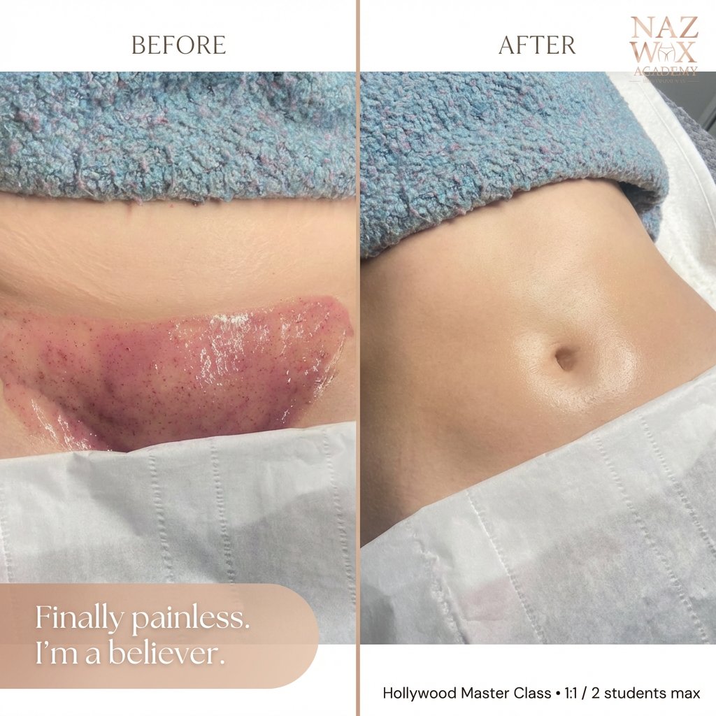 This is what painless waxing looks like.
Same client. Same day. Different technique.
After 10 years perfecting this method, I'm teaching it. Hollywood Master Class. 1:1 or max 2 students.
Because confidence starts with knowing you can deliver results like this, every single time.
Ready to learn? DM 'ACADEMY' to secure your spot. Starting Feb 23rd.