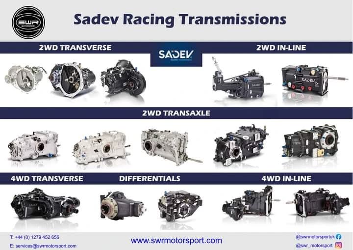 🏁⚙ SADEV RACING TRANSMISSIONS ⚙🏁
End of your racing season? Take a look at the Sadev sequential, straight-cut, transmissions to up the pace of your pride and joy!
Sporting a wide range of transmissions, many different projects can be catered for with varying power requirements.
Please feel welcome to give SWR Motorsport a contact - we will be happy to advise on a transmission to best suit your project!
#Sadev #swrmotorsport #competition #motorsports #racing #motorsport #transmission #sequentialgearbox #gearbox #PaddleShift #Offroad #Hillclimb #Circuit #Rally #Rallycross #Rallyraid #UK