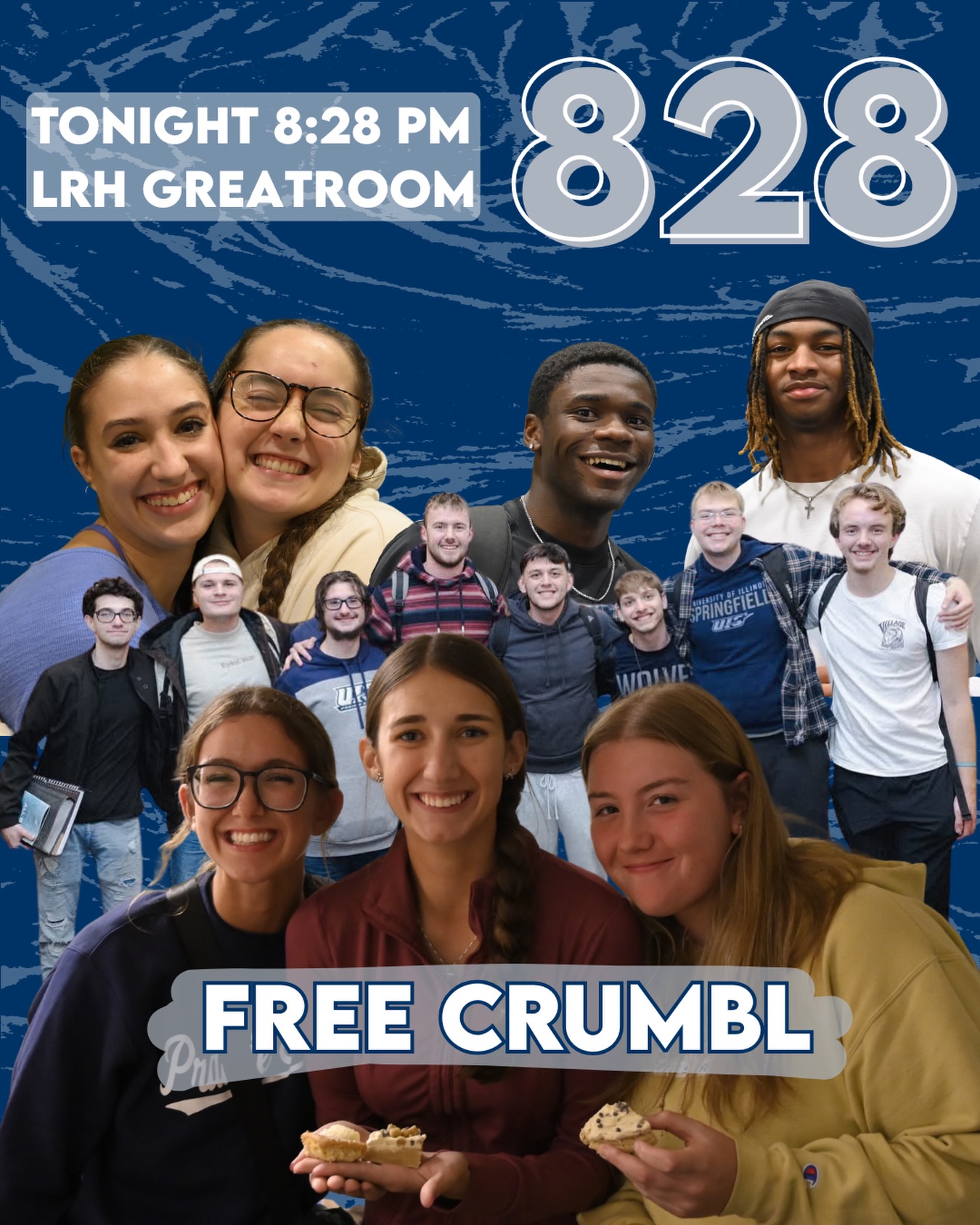 CRUMBL 828 is BACK in the LRH Great Room!! Free CRUMBL for everyone who attends, see you at 8:28pm 👀