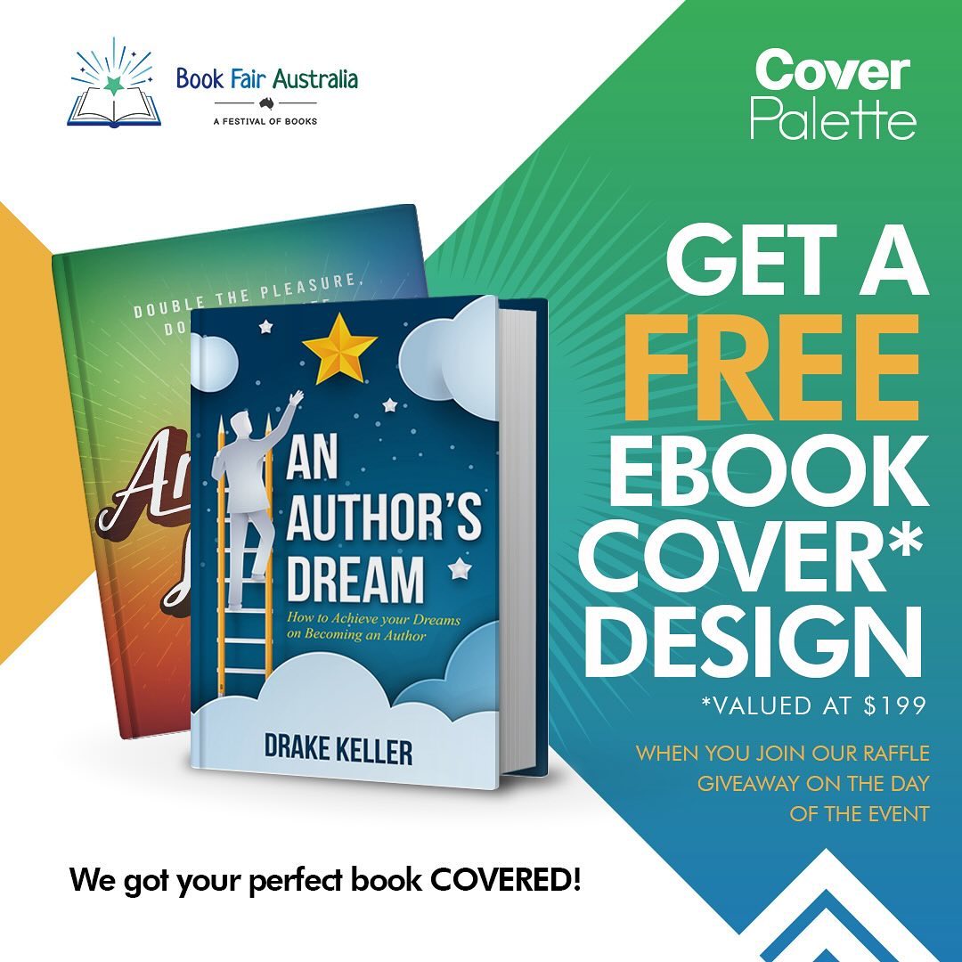 Some exciting news! We are giving away an ebook cover design package valued at $199 for FREE to one lucky winner! 🙌🏼
How to enter:
1. Visit our stand at @bookfairaus (Nov. 2-3, Sydney Showground)
2. Enter your details
3. Wait for your name to be randomly selected after the event! 🤞🏼
We also have a lot of fun giveaways ready for you at the event. See you there!