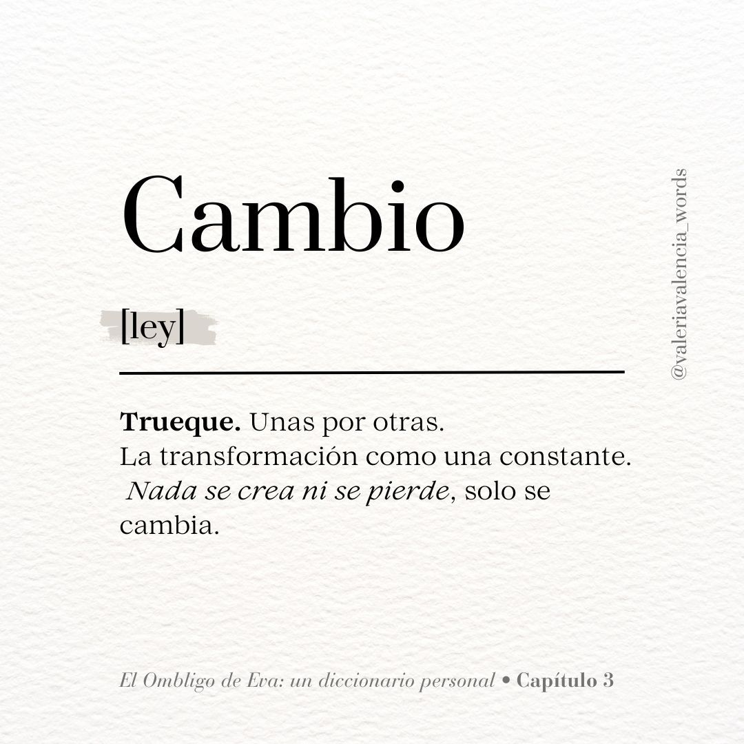 ¡Feliz 2025!
Que este año, seamos agua… transformación, adaptación y fluidez 🌊
•
El Ombligo de Eva: un diccionario personal (link de compra en la bio)
•
•
•
#etimología #cambio #libro #librorecomendado #cambiodeaño #añonuevo #2025
#escritor #escritora #miprimerlibro #elpoderdelaspalabras #nuevoaño #cambiodeaño #libro2025