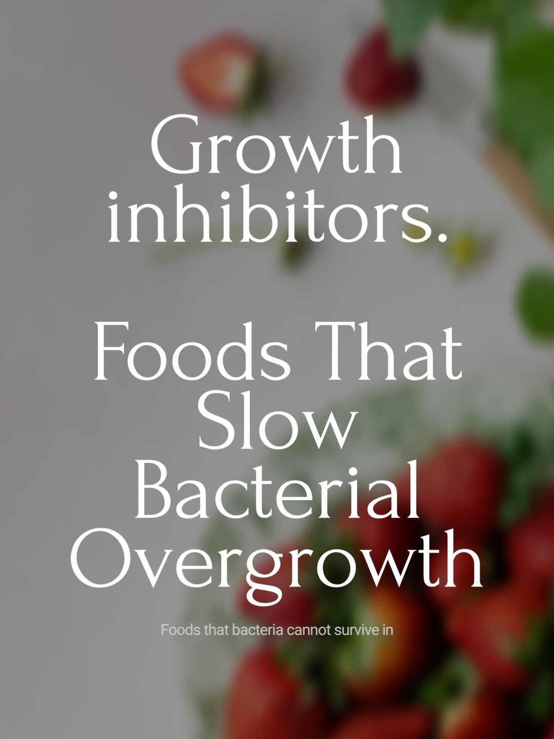 Bloated? Every time you eat anything or even drink water.
Maybe you’re a little gassy? — folks, there are certain foods that can actually help support your gut biome.
GROWTH 🌿INHIBITOR 🌿FOODS
Your food choices can change the environment bacteria live in. Growth-inhibiting foods help keep overgrowth in check without disrupting your entire microbiome.
Certain foods act as growth inhibitors, helping slow harmful bacteria while supporting gut balance. Swipe to see which foods can work with your microbiome, not against it 👇 →
Ask me how to incorporate these foods in your day to day routine 😘 Like my “Growth Inhibitor” Smoothie recipe! 🍓This smoothie layers polyphenols, gentle antimicrobials, and gut-supportive compounds that help slow bacterial overgrowth without disrupting the microbiome. — DM me for the recipe! 😘
#FunctionalMedicine
#GutHealth
#MicrobiomeSupport
#HolisticNutrition
#RootCauseHealing