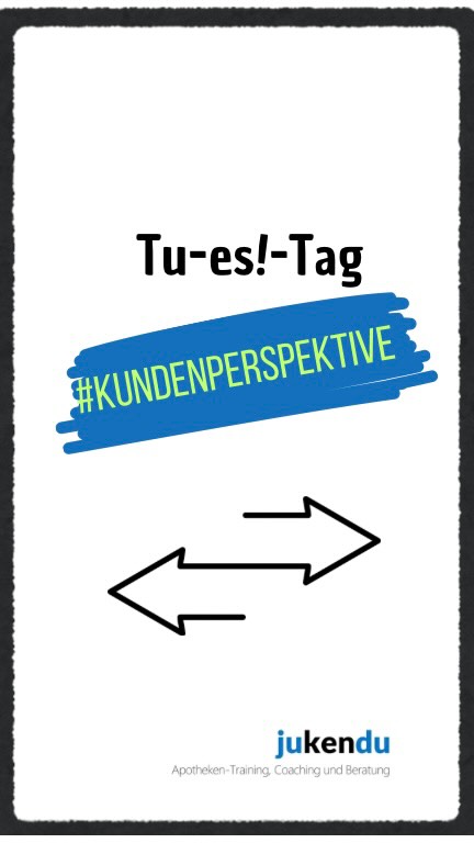 Wie oft gehst du mit dem Kundenblick durch eure Offizin?
#tuestag #kundenperspektive