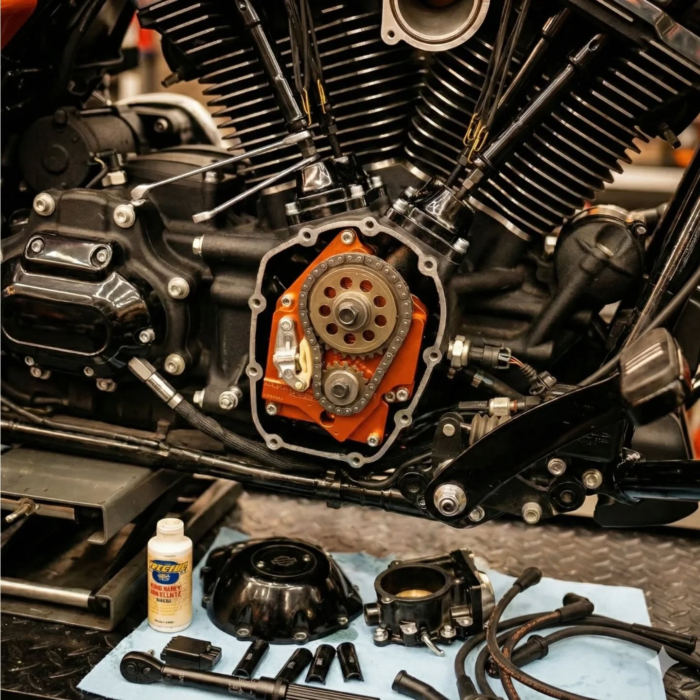 🛠️ Road Glide 2023: Nächster Schritt – wie versprochen! 🛠️
Wie angekündigt, geht es heute direkt weiter! ⚡️⛓️💥 Wir sind jetzt soweit, das Herzstück der Maschine zu verbessern und zu optimieren. 🛠️🦾
Optik ist das eine, aber der Milwaukee-Eight 114 braucht auch eine Technik, die hält! 🏍️💨✨ Wir haben gegen die technischen Schwachstellen gekämpft und sie endgültig besiegt. Jedes kritische Bauteil wurde eliminiert und durch High-Performance ersetzt.
Das Highlight im Motor: Wir haben die Star Racing 30/30 .485" Nockenwelle verbaut! 🏁🔥 Die größte Nocke für den Standard-M8, die einen brutalen Sound mit massiver Power kombiniert. Ein absolutes Biest für Drehmoment und Durchzug! 🌪️🎸
Damit alles stabil bleibt, haben wir die weiteren Schwachstellen direkt mit ausgemerzt: Die serienmäßige Ölversorgung hat keine Chance mehr gegen die Screamin' Eagle Pro Billet Nockenplatte & Super Sucker Ölpumpe – 33% mehr Spülkapazität für maximale Kühlung! 🍊⚙️📈 Die schwachen Kunststoff-Guides sind rausgeflogen und wurden durch S&S Cycle Alu-Stabilisatoren ersetzt, damit die Hochleistungs-Stößel auch unter Volllast perfekt in der Spur bleiben. 🎯🚫
Zusammen mit den Feuling Parts Innen-Nockenwellenlagern, den massiven Chrom-Molybdän Stößelstangen und dem Extreme-Flow 55mm Ansaugkrümmer haben wir ein Kraftpaket gebaut, das nicht nur böse klingt, sondern absolut zuverlässig und standfest ist. 🛠️⚡️
Und jetzt setzen wir die letzten Highlights auf die Kiste! 💎✨ Für den finalen Schliff bekommt das Projekt einen exklusiven Front Carbon Fender und die Auxiliary Lights. Diese Zusatzlichter geben der Road Glide einen richtig scharfen und aggressiven Look, der auf der Straße sofort auffällt! 💡💀🎭 Das sind die letzten Details, die dieses Projekt perfekt machen.
Wir haben die Schwachstellen nicht nur besichtigt, wir haben sie vernichtet und die Road Glide auf ein ganz anderes Level gehoben! 🛣️🙌
Bleibt dran, das Finale rückt näher! 🏁🧢
#OSTcustoms #HarleyDavidson #StarRacing #3030Cam #RoadGlide2023 MilwaukeeEight M8 ScreaminEagle FeulingParts SnSCycle EngineBuild HarleyPerformance CarbonFender AuxiliaryLights AggressiveLook PerformanceBagger NoWeakPoints