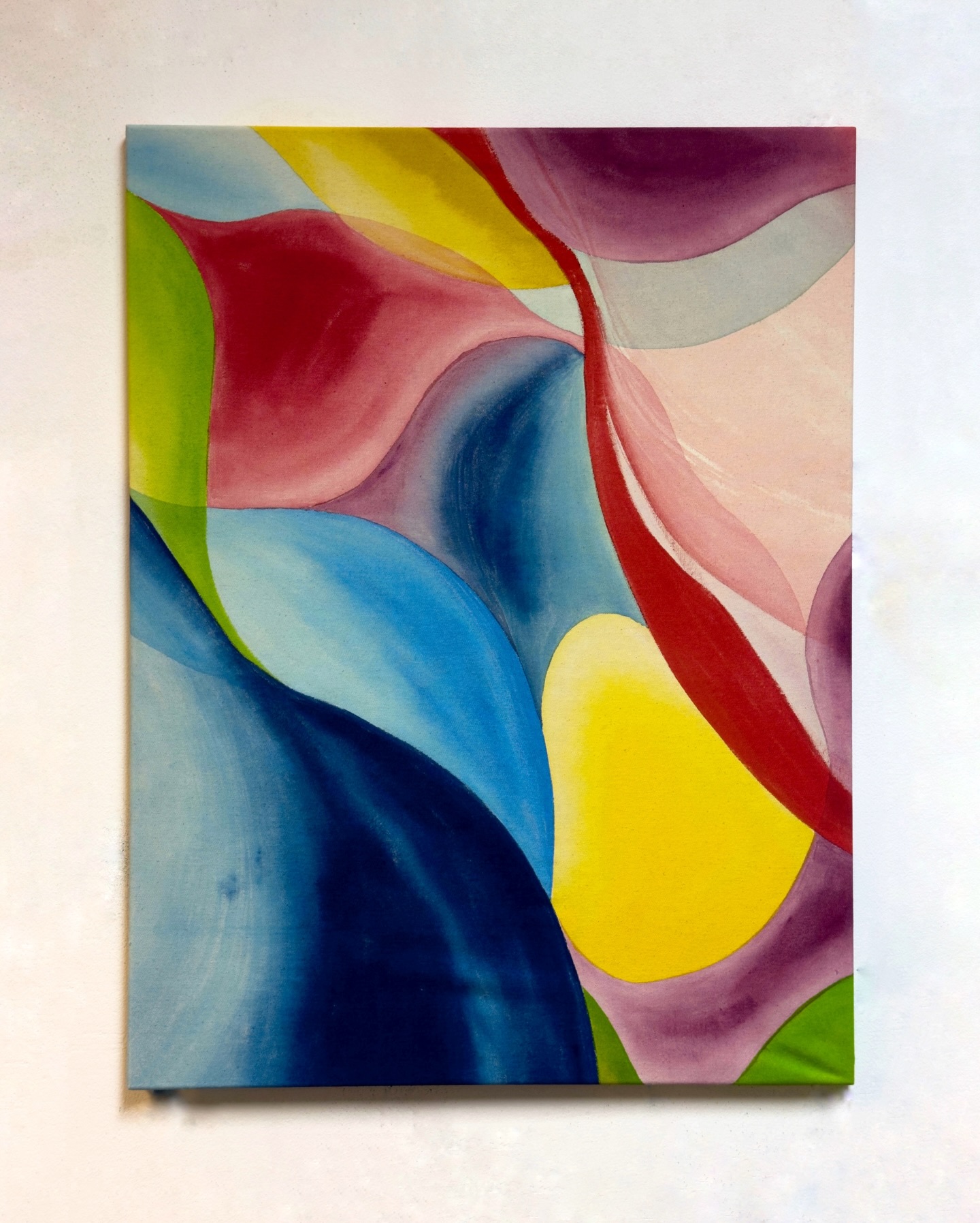 Breath
65x85cm, 2026
~ Ave Love series
Currently on display at Café Charmé, Prague-Kunratice until April 3rd.
Breath is also from Ave Love series. It’s a moment of coming to yourself and choosing peace, trusting the process.
#Embrace #AveLove #AbstractArt