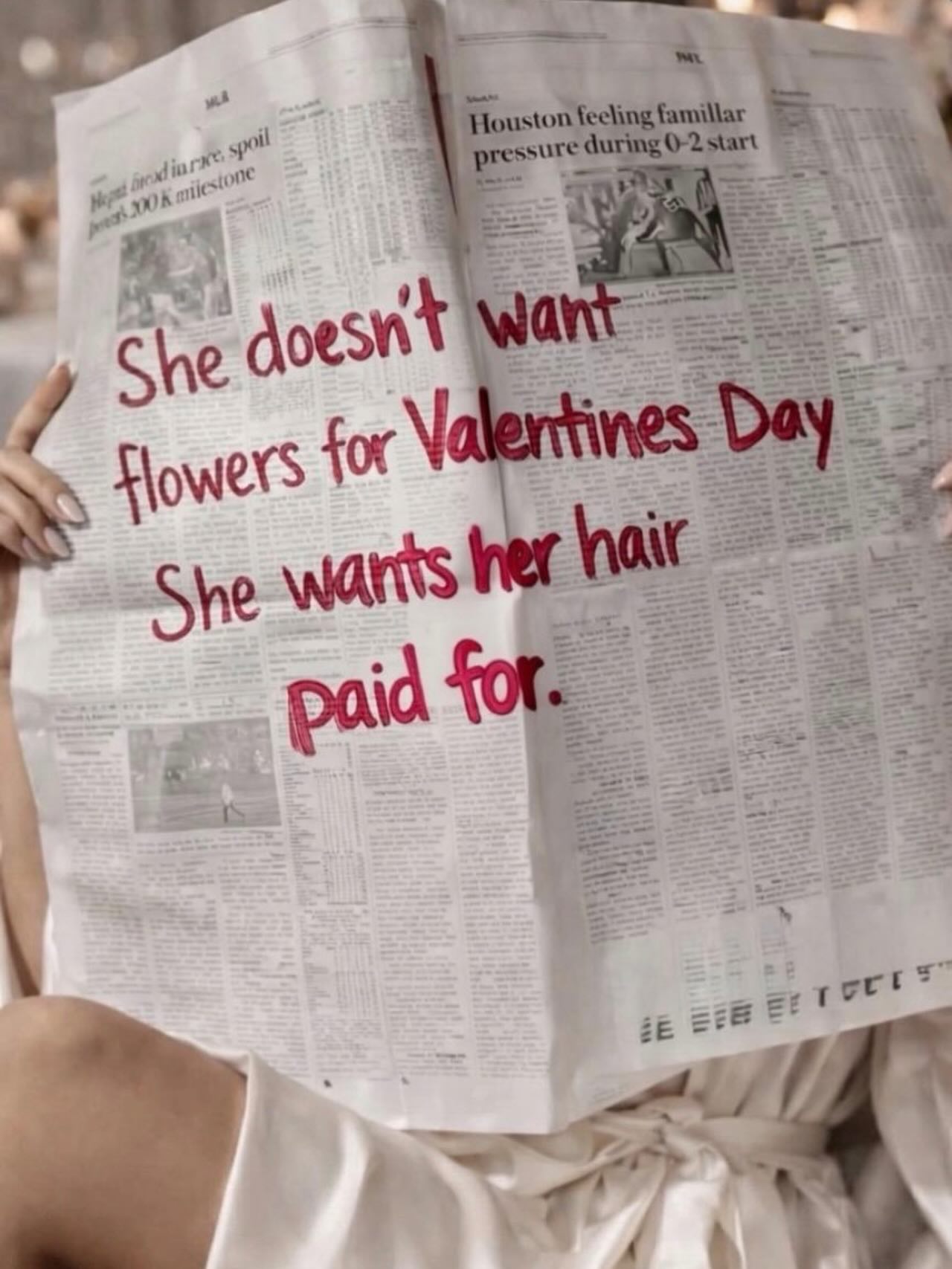 Just saying ! Good job we have gift vouchers for the special day โค๏ธ
hair lasts longer than 5 days ๐