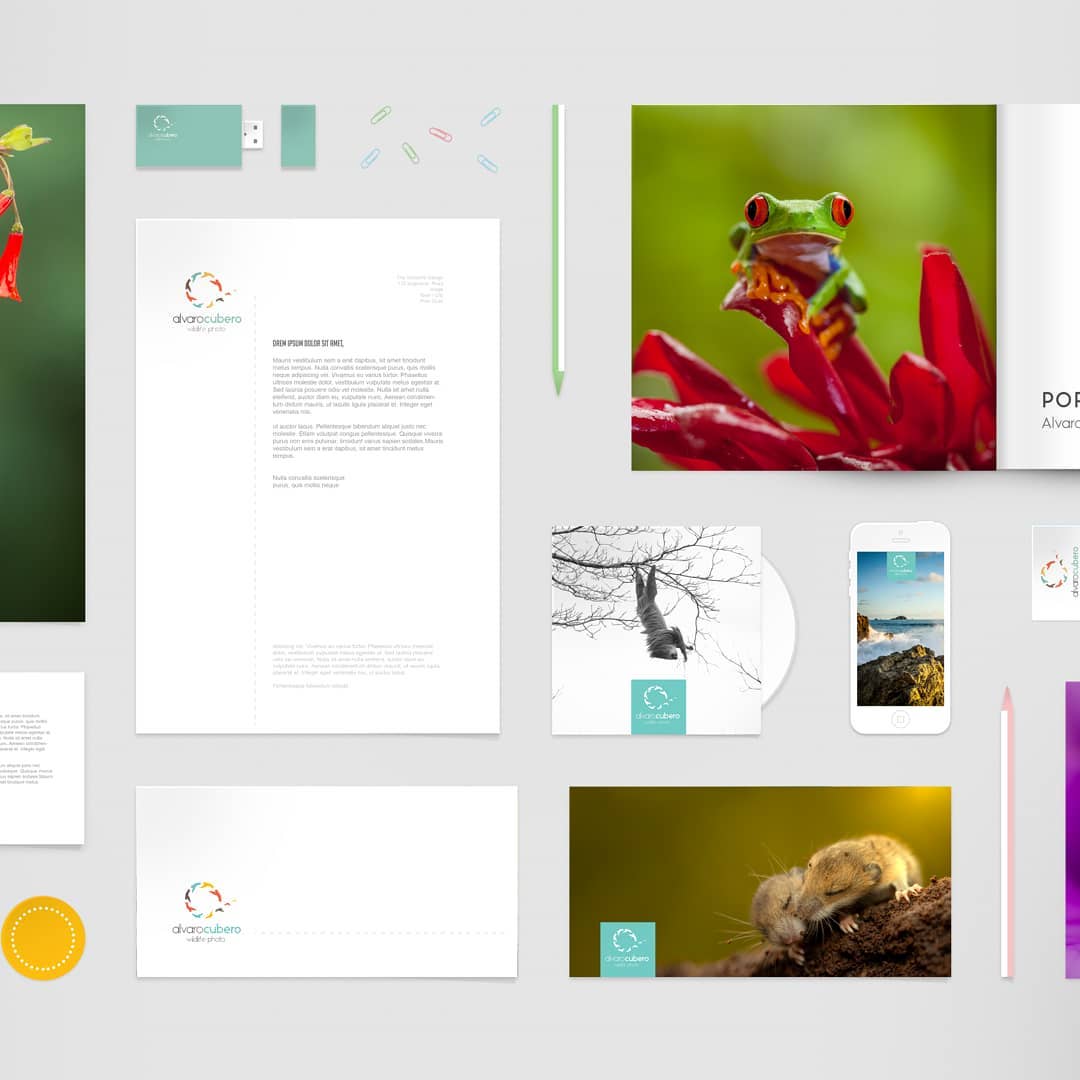 Los invitamos a seguir a nuestro socio @alvarowildlifephoto, sus imágenes son impresionantes, somos afortunados de tenerlo en nuestro equipo. Esta es la marca que diseñamos para la promoción de su trabajo fotográfico.