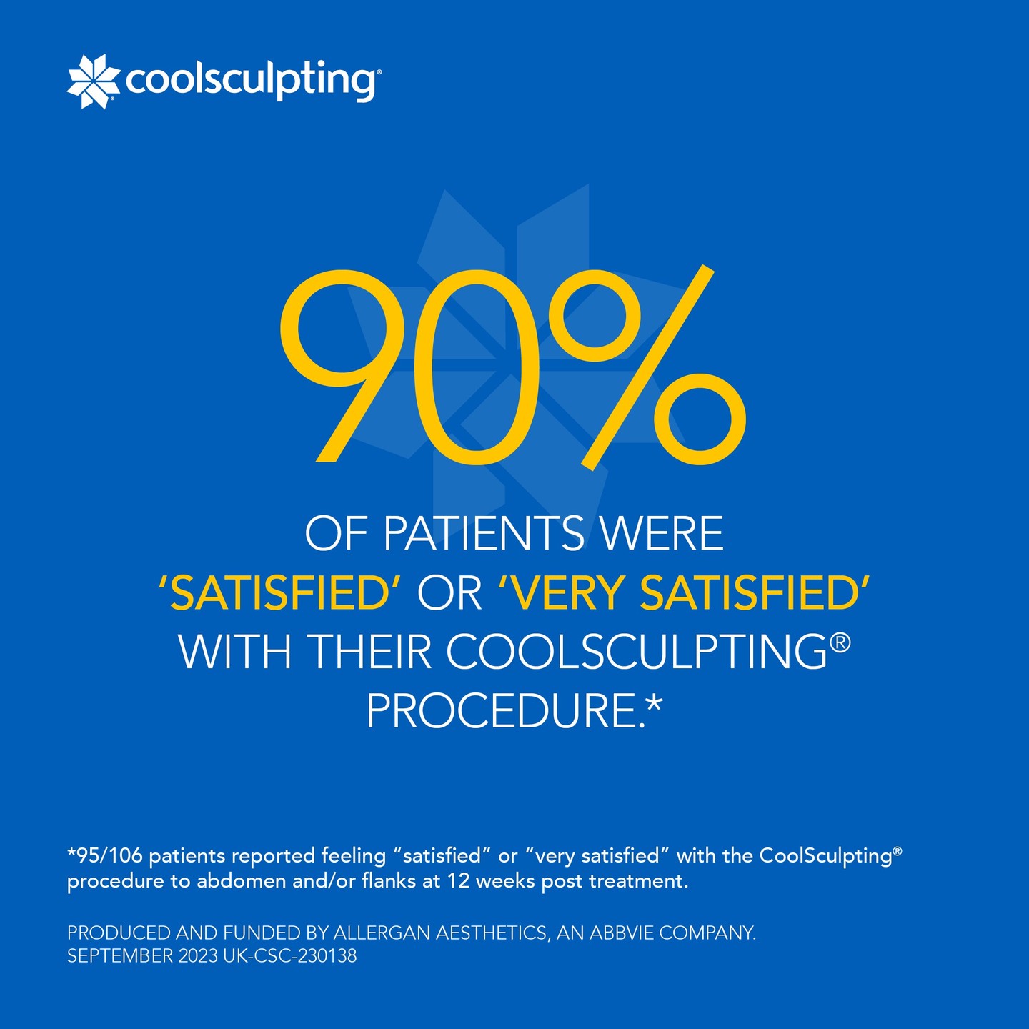 90% of patients were 'satisfied' or 'very satisfied' with their Coolsculpting procedure.
Try Coolsculpting today. Book a consultation with our specialist and obtain results in 12 weeks!
#coolsculpting #fatreduction #fatfreezing #bodycontouring