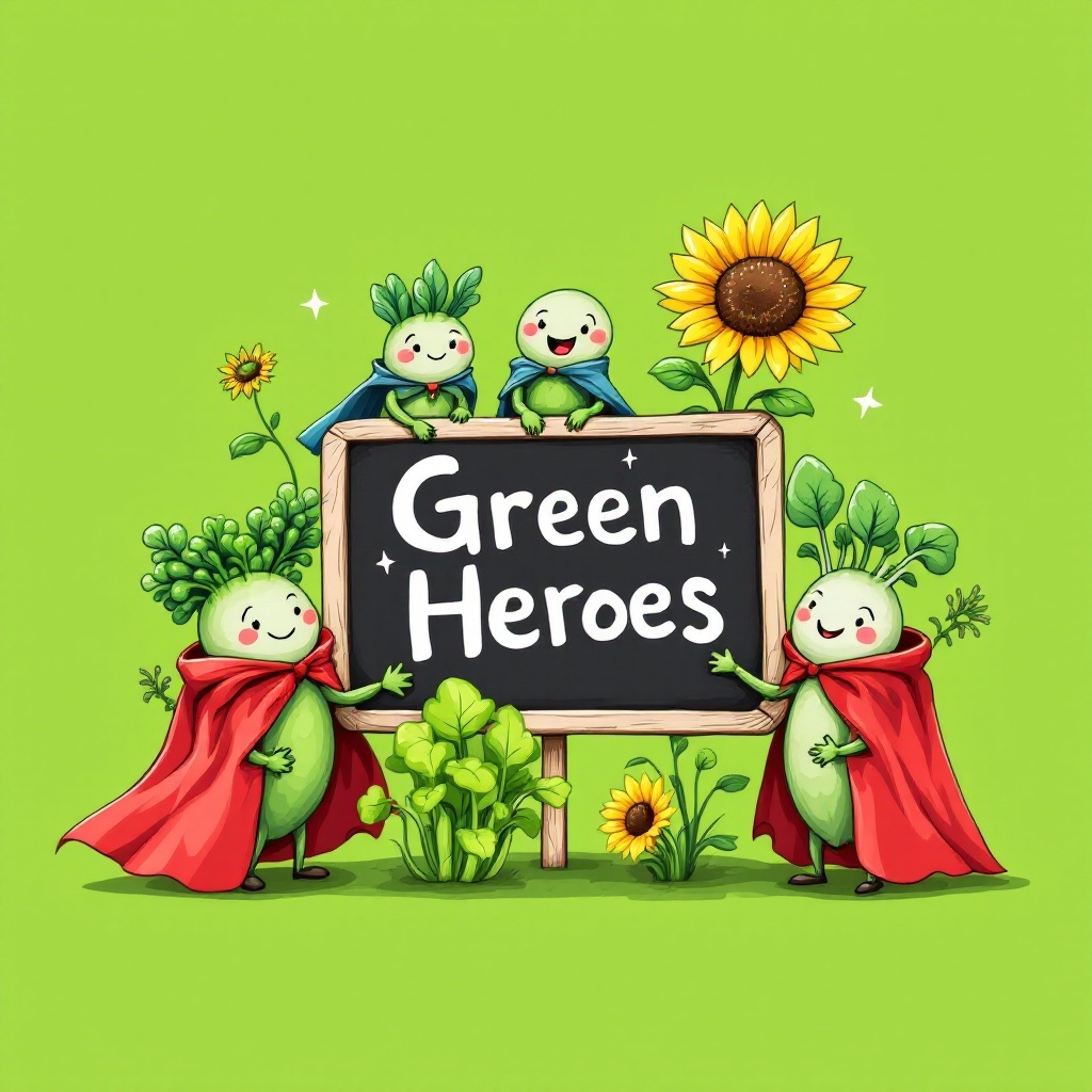 Hey foodies! 🥗 Ever wondered what your brain on microgreens looks like? Think tiny superheroes with capes made of vitamins! 💪🌱 Check out our magical microgreen mix that's greener than Hulk's salad bowl. #Microjoy #GreenHeroes