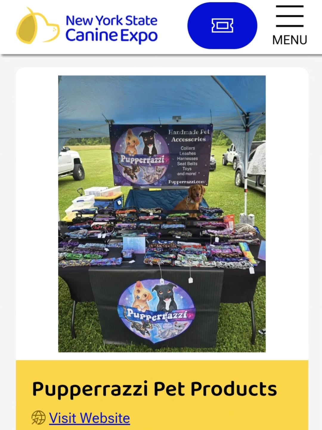 Your favorite collar maker is officially all signed up for NYS Canine Expo again this year! September 26 & 27th! We absolutely loved this event last year and can't wait to see everyone again this year, brining you EVEN MORE goodies!
@nyscanineexpo