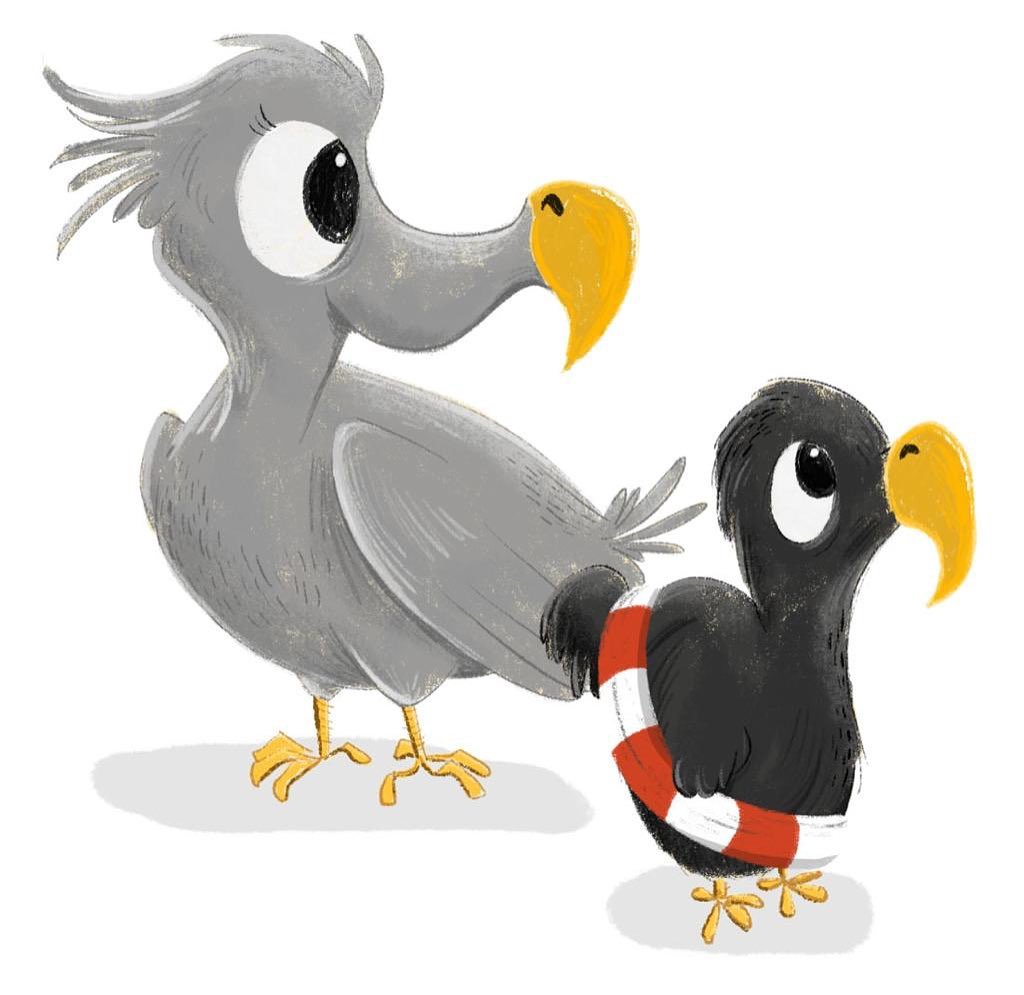 Ach sooo niedlich die kleinen Dodos. Wenn ihr mehr sehen wollt, dann kauft doch unser Buch voller bunter Tiere :) www.startnext.com/gelbfuss