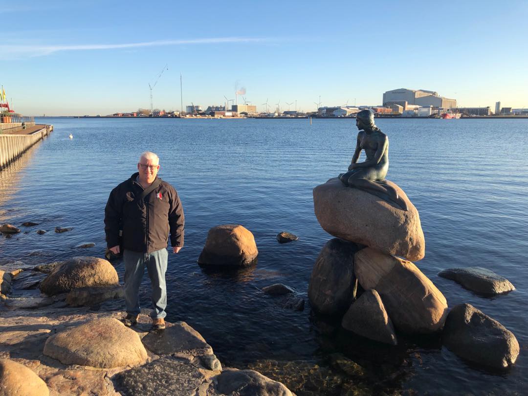 Hanging out with The Little Mermaid in Copenhagen