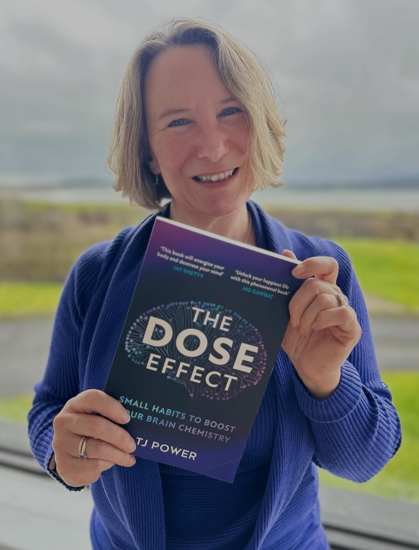 One of my sons came across an interview with @tjpower recently and he found it very interesting. He suggested we buy his book ‘The DOSE Effect’ and it has been doing the rounds of the family since.
Often, as a therapist, many ‘self-help’ style books bother me. I feel they can trivialise the effects of trauma and stress and somehow suggest we can ‘technique’ our way out of all our struggles! However, I have to say, I warmed to Power’s holistic and realistic style and would certainly recommend his book.
With a background in Psychology and Neuroscience TJ Power introduces us to the body’s neurotransmitters Dopamine, Oxytocin, Serotonin and Endorphins (D.O.S.E)
The book is divided into sections on each hormone, explaining its function and highlighting issues related to our modern highly digitalised lifestyles, that effect the production of these vital ‘happy hormones’.
Each section then has a number of chapters dedicated to what helps your DOSE. Chapters are very clearly laid out with graphics, summaries, mini challenges and lots of suggestions for you to personalise your approach to encouraging healthy DOSE levels.
This is a very easy read and explains what could be complex material in a highly relatable way. With plenty of references to scientific studies my only disappointment with the book was that the bibliography and citation details are available on a supplementary website and not at the back of the book which I always like to flick to. Maybe that’s just the academic in me – it didn’t seem to be an issue for others!
#thedoseeffect