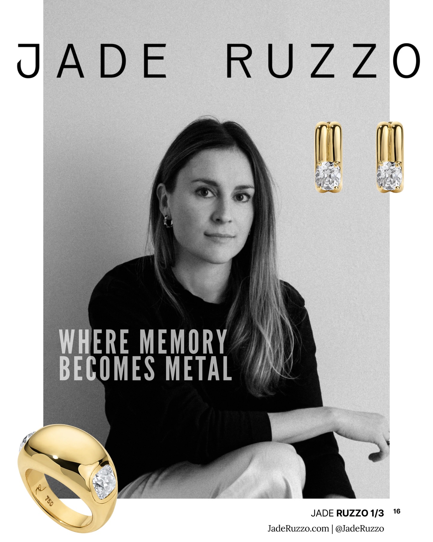 Where memory becomes metal.
An ode to modern heirlooms—pieces designed to be worn now and remembered always. Quietly powerful. Intentionally enduring. Featuring this editorial on @jaderuzzo in our Jan/Feb issue. @the.ediit.mag
Read the entire issue - link in bio. Shop on @shopmy
