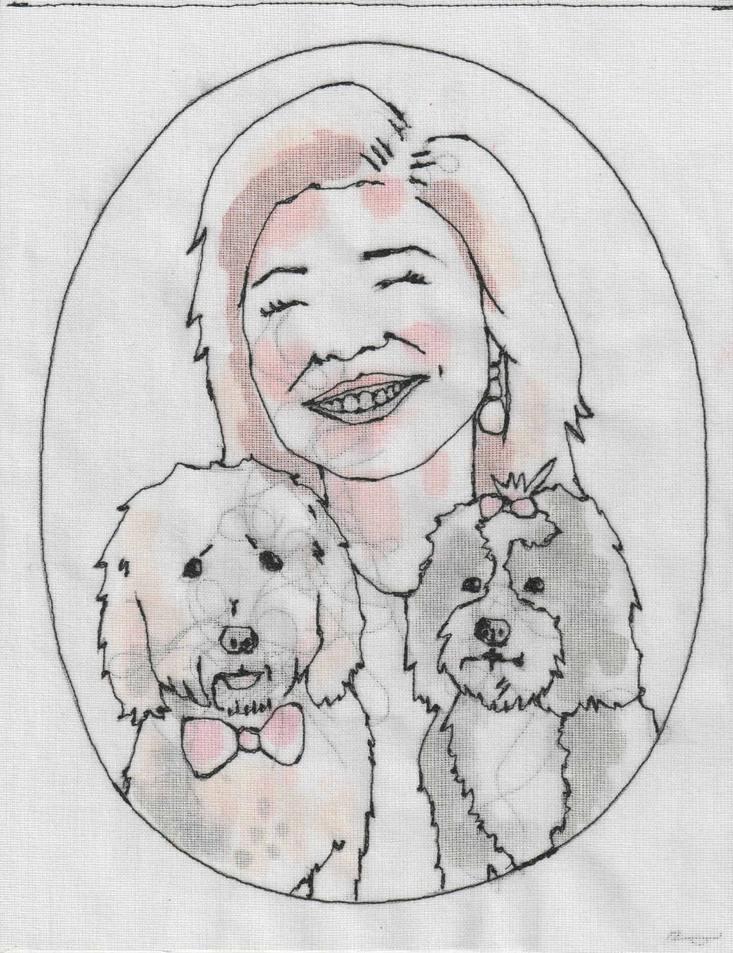 Hello Rainbow Beard Friends! Did you know I’ve been making these stitched portraits of people and their pets? These are sweet and I’d like to do more! Do you need one of you and your pet? Or of your pet? Or with a someone who you LOVE? I’m open for commissions!
DM for more info and help me pay some bills!