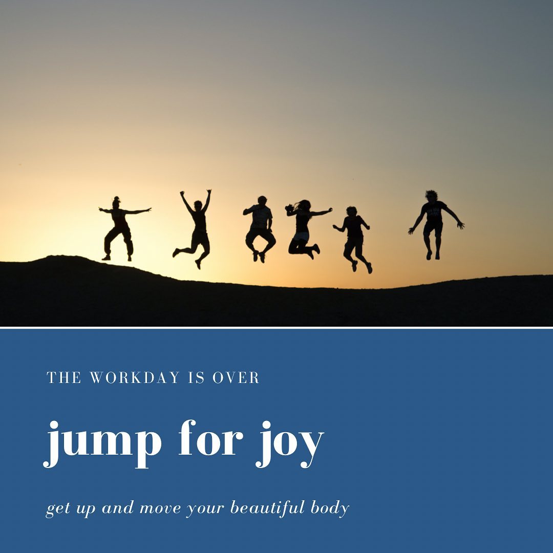 It’s the weekend eve get up and dance.
In all honesty I sincerely hope that you love your work and your job. That you feel fulfilled and enriched even when the going gets tough. Even when your body aches with tension.
The workday is over, make sure you play as hard as you work.
#worklifebalance
#getupandmove
#loveyourlife
#loveyourjob
#weekendeve