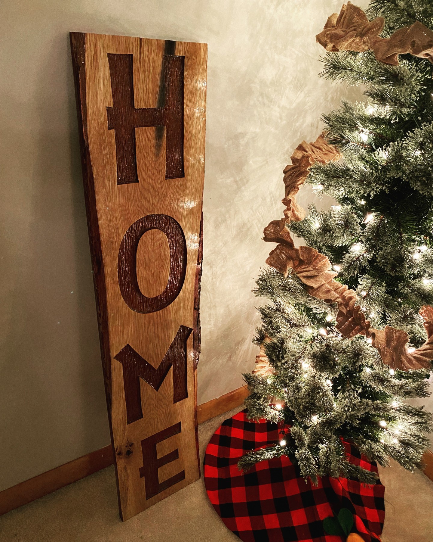 Interestingly enough and to be completely honest, carving this style font into this White Oak board was soooooo pleasurable that I could not wait to complete each letter (thanks for the font style Beth). Barn Red Milk Paint (the real stuff) finished with a spar varnish , dry brushed to cut the gloss a little, and you've got some Porch Decor that is solid, hangable, lean against the wall or put on a stand. Boats are built out of this wood so it's gonna last!