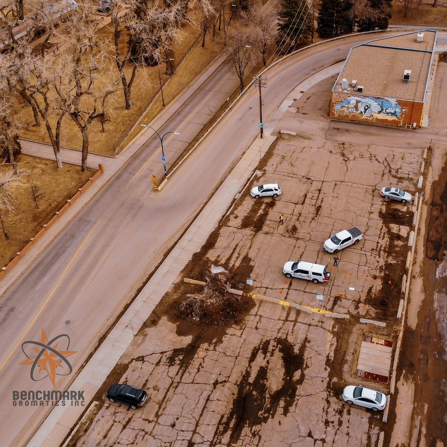 Ray and Gray hanging out downtown Medicine Hat. #YXH #Medhat #Alberta #AerialPhoto #RPAS #Drone #Benchmark #BenchmarkGeo