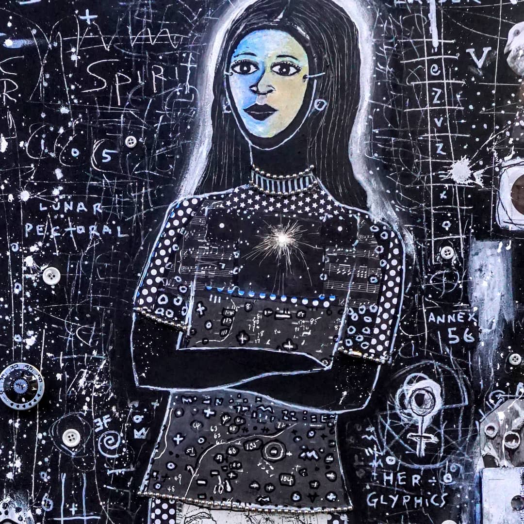 She lives more in a world of ideas, than of things. Private collection. One Love.