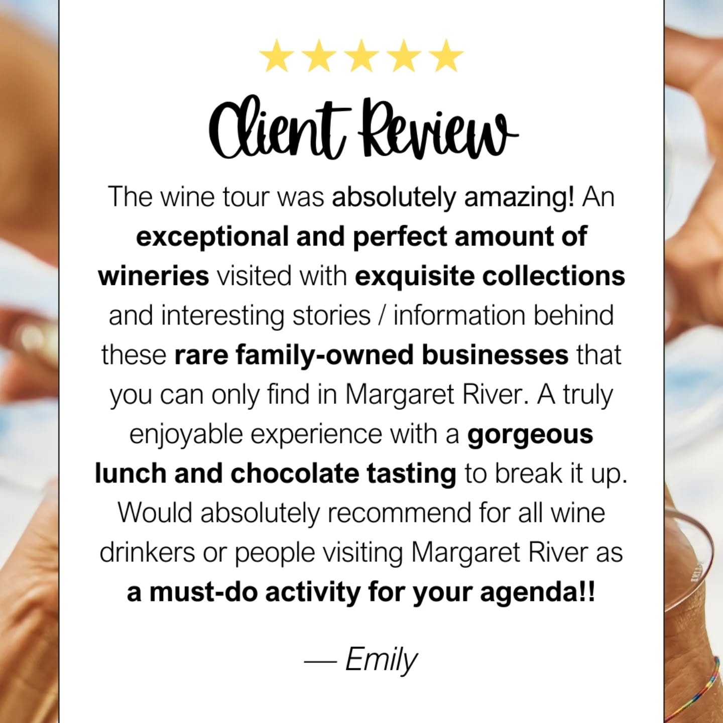 There is a reason behind why we say we're MARGIES 🌳 BEST 🍷 WINE 🥂 TOUR 😍