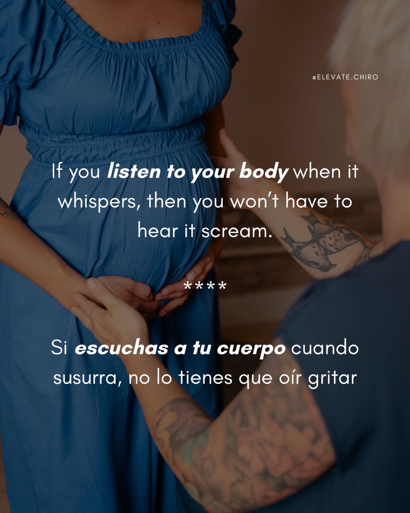 🇬🇧: Our bodies are constantly sending us signals - tightness, stiffness, fatigue, or that subtle “something feels off” feeling we often brush aside. Listening early, instead of pushing through or ignoring it, can make all the difference.
Your body is always communicating with you, but when the nervous system is overwhelmed or dysregulated, those messages can be harder to understand.
Regular chiropractic maintenance helps restore balance, making you more aware of what’s going on. 💡
Our goal is to address small imbalances before they turn into bigger issues—so your body can keep moving, functioning, and feeling its best long term. 💪🏼
———
🇪🇸: Nuestros cuerpos nos envían constantemente señales: tensión, rigidez, fatiga o esa sensación sutil de que “algo no está bien” que a menudo ignoramos. Escuchar estas señales a tiempo, en lugar de forzarnos o pasarlas por alto, puede marcar toda la diferencia.
Tu cuerpo siempre se comunica contigo, pero cuando el sistema nervioso está abrumado o desregulado, esos mensajes pueden ser más difíciles de interpretar.
El mantenimiento quiropráctico regular ayuda a restaurar el equilibrio y a que seas más consciente de lo que está ocurriendo. 💡
Nuestro objetivo es abordar los pequeños desequilibrios antes de que se conviertan en problemas mayores, para que tu cuerpo siga moviéndose, funcionando y sintiéndose en su mejor estado a largo plazo.💪🏼