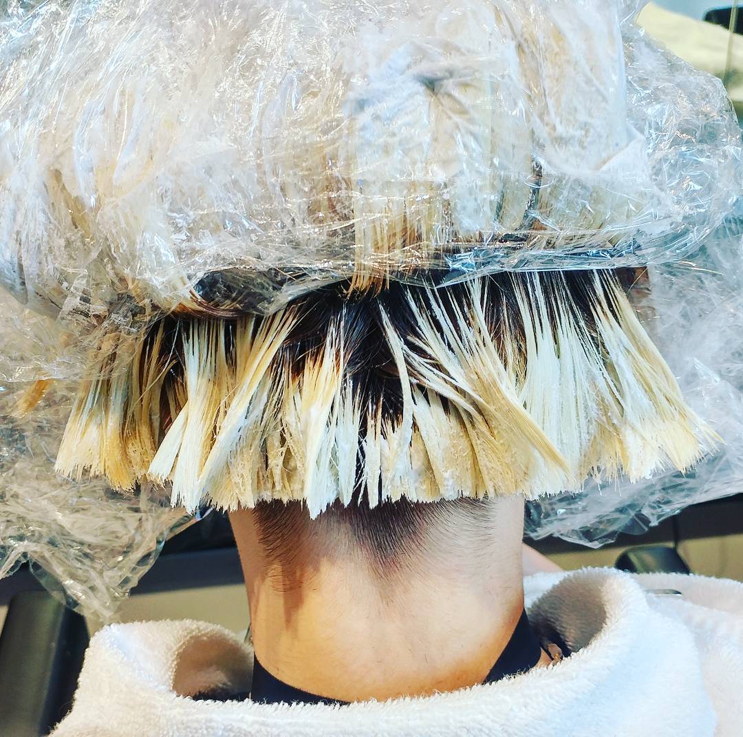 Currently β°....@umbrellasalon #umbrellasalon #balayage #cochellahair