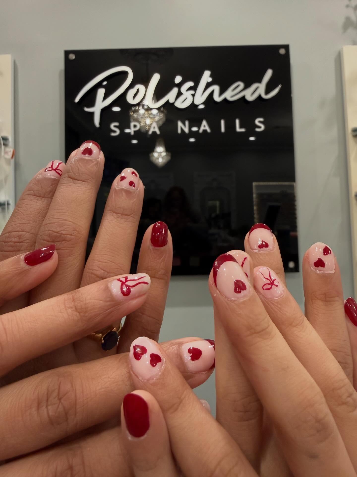 Mother Daughter matching Valentineโs Day Nails ๐
#valentinesday #valentinenails #valentinesday2026 ๐โค๏ธ๐