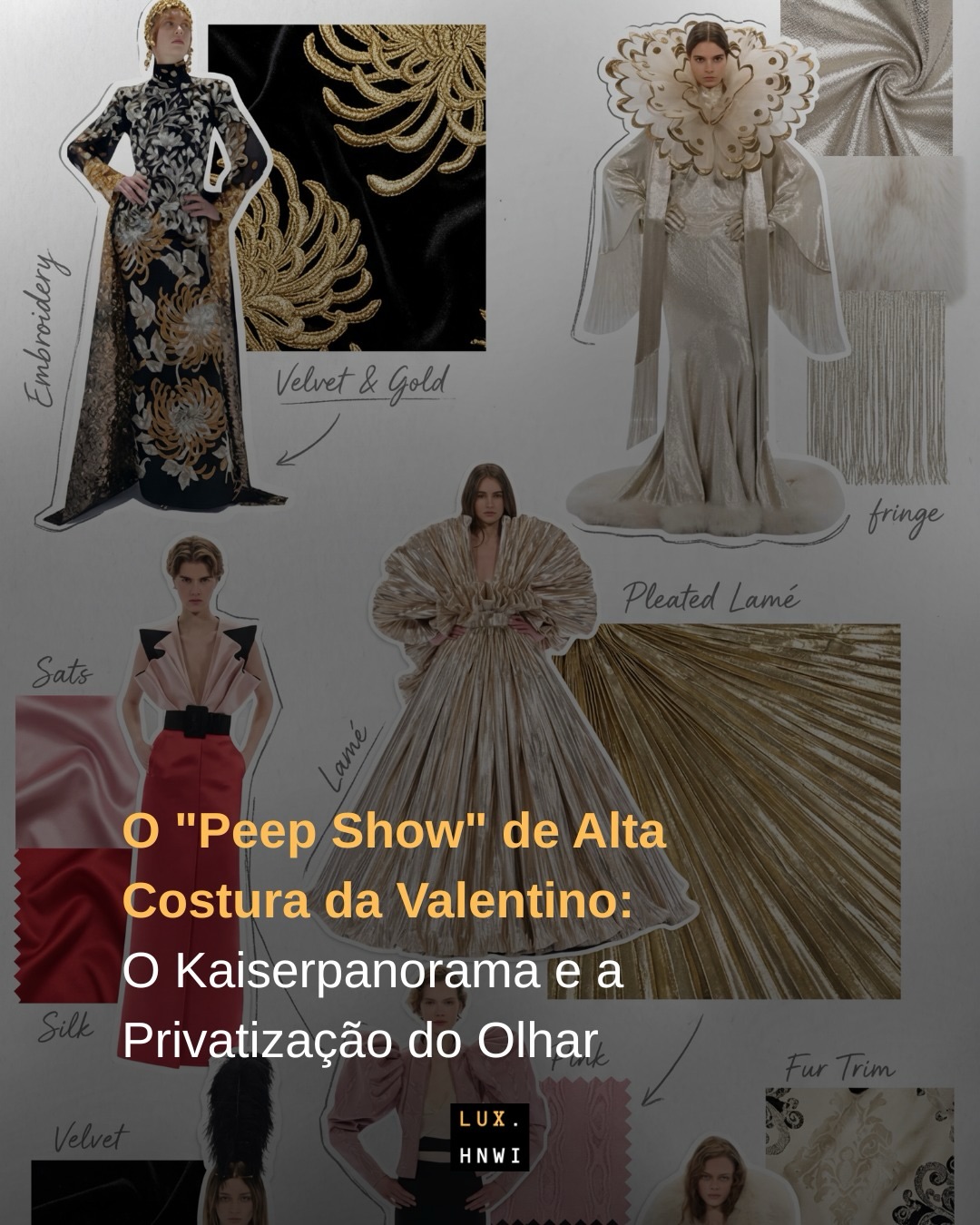 O “Peep Show” de Alta Costura: A Privatização do Olhar na Era da Exposição. 👁️🔒👁️
Na recém-apresentada coleção Haute Couture Primavera/Verão 2026, a Valentino não apenas apresentou roupas; ela impôs uma nova maneira de ver. Sob a direção de Alessandro Michele, a Maison confinou a elite da moda em um Kaiserpanorama. Uma estrutura que obriga o espectador a espiar através de orifícios para vislumbrar o Luxo lá dentro.
Por que isso é um movimento genial de mercado?
A Engenharia da Atenção: em um mundo de scroll infinito, Michele forçou o “Foco Absoluto”. Ao anular a visão periférica (celulares, celebridades ao lado), ele devolveu a sacralidade ao detalhe da roupa.
A Validação do Tier 1 (The Sovereign): como alertamos em nossa Teoria da Pirâmide do Luxo, o topo da pirâmide não busca mais visibilidade, busca intimidade. O ato de “espiar” cria uma relação de posse e segredo entre a marca e o cliente. É o antídoto contra a banalização do “instagramável”.
O Luxo como Voyeurismo: transformar o desfile em um “Mondo Nuovo” do século XVIII nos lembra que o verdadeiro Luxo requer esforço para ser acessado. Se está disponível para todos verem, já não é exclusivo o suficiente.
A Valentino acaba de decretar: a ostentação acabou! A era do segredo começou.
Leia a análise completa sobre o impacto econômico dessa estratégia no nosso portal. Link na Bio.
#AltaCostura #MercadoDeLuxo #ValentinoHauteCouture #AlessandroMichele #BusinessofFashion