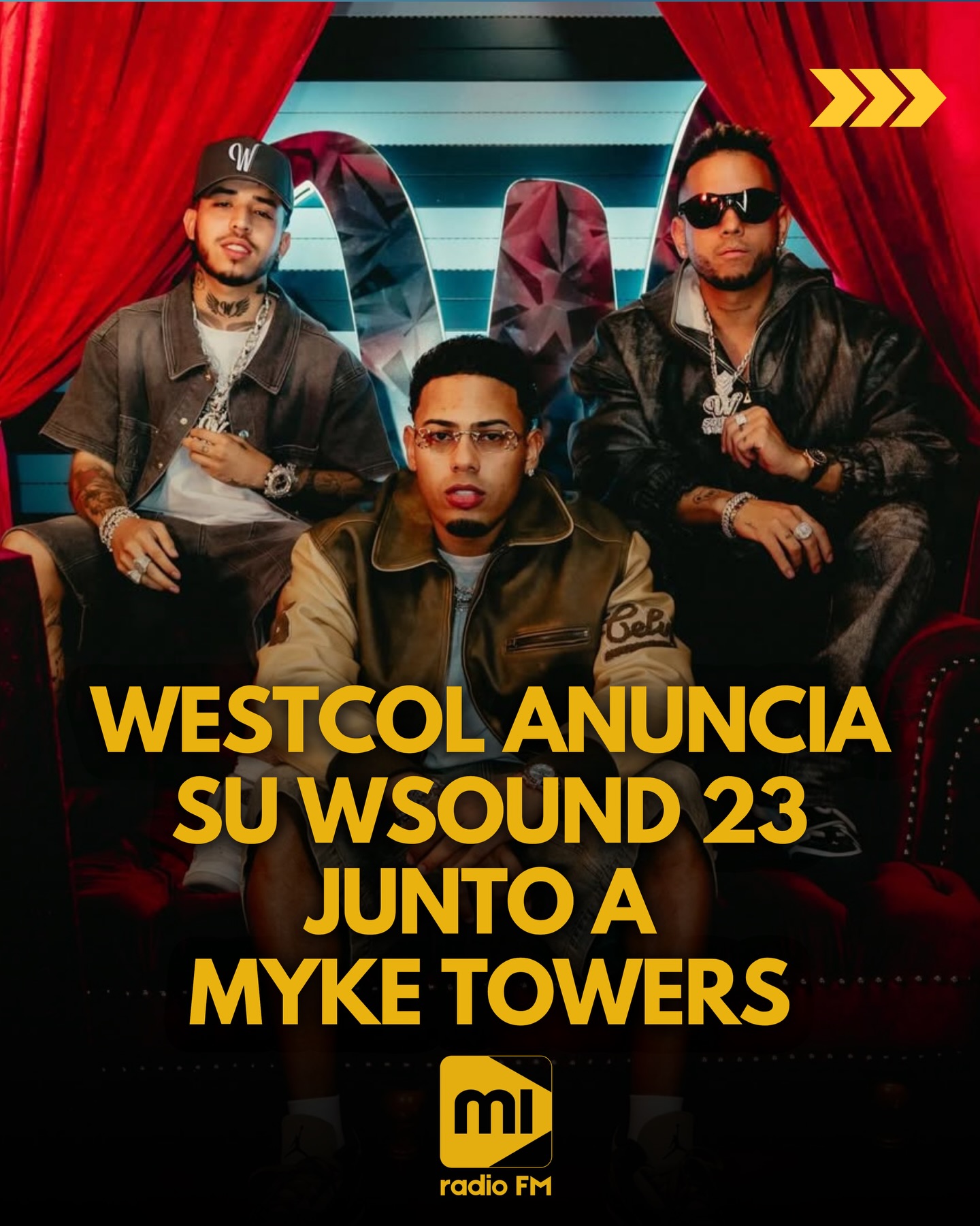 @westcol confirma el estreno de su próxima WSound con nada más y nada menos que @myketowers . Una combinación que promete ritmo, flow y números grandes.
📅 4 de febrero
⏰ 7PM EST
🎶 ¿Listos para lo que viene?