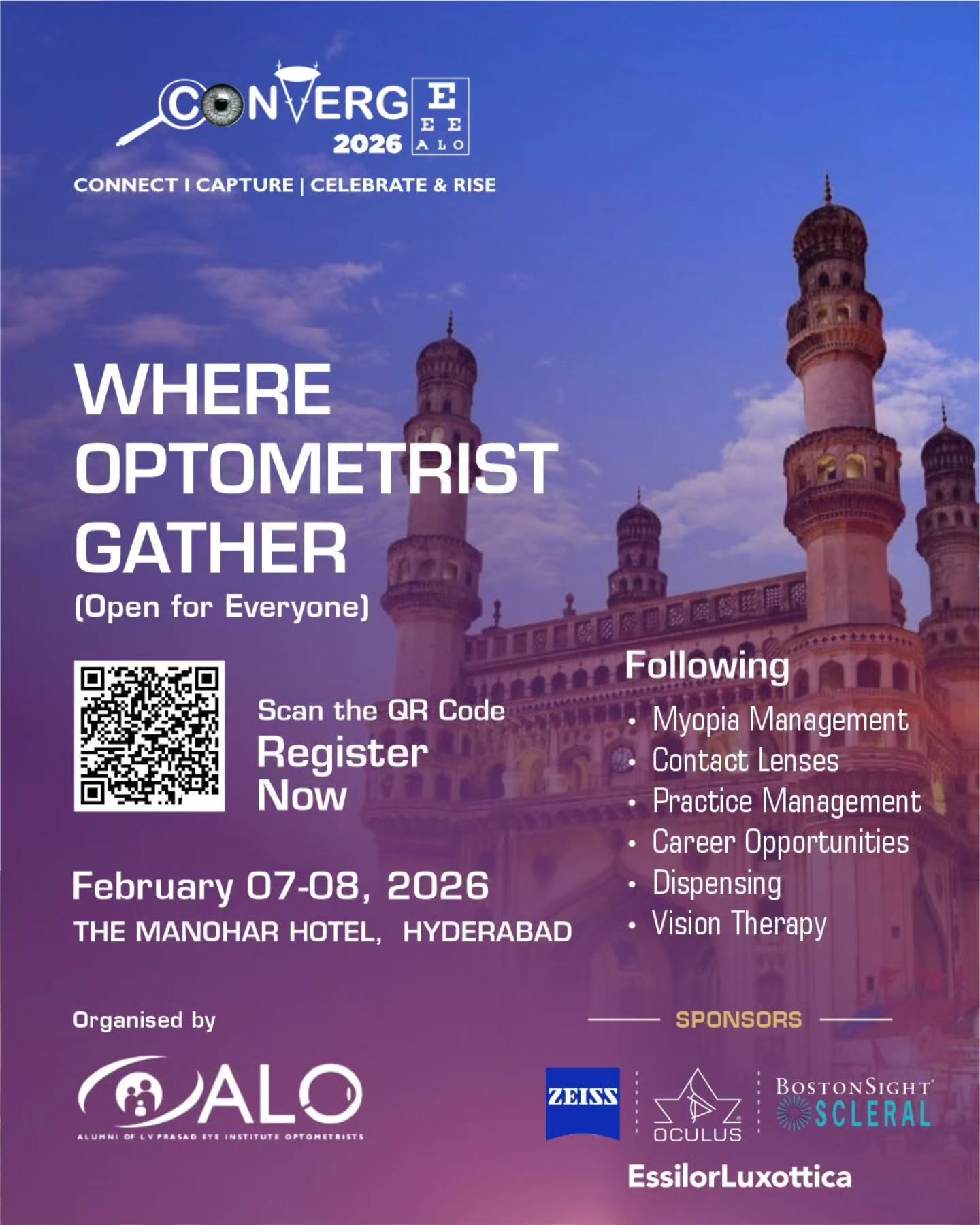 Stronger together. Converge 2026 in collaboration with Zeiss, Oculus, Boston Sight Scleral & EssilorLuxottica.