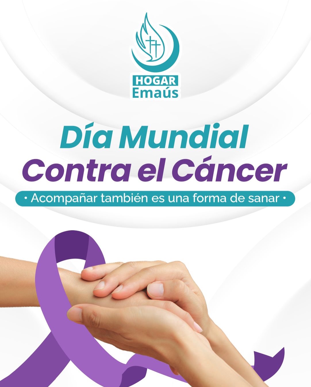 Hoy, en el Día Mundial contra el Cáncer, nos unimos para crear conciencia, acompañar y recordar que nadie debería enfrentar esta lucha en soledad.
En Hogar Emaús, cada día recibimos a familias que atraviesan momentos difíciles mientras cuidan de un ser querido. Nuestro compromiso es brindarles un espacio de descanso, apoyo y esperanza en medio del camino.
Hoy honramos su fortaleza, su valentía y la importancia de seguir construyendo redes de apoyo llenas de amor y solidaridad. 🤍
#DíaMundialContraElCáncer #HogarEmaús #AcompañarConAmor #NoEstánSolos