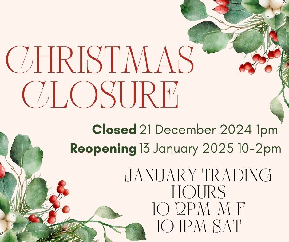 Pop on in to get your Chrissy Gifts.
