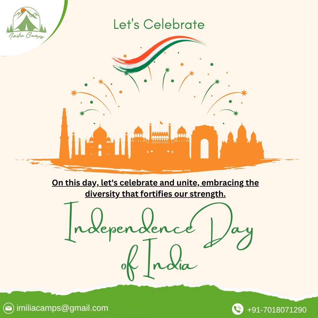 Celebrating the freedom to dream, to achieve, and to be the best version of ourselves.
Remembering the heroes who fought for our freedom.
Happy Independence Day ❤️
#independenceday #imiliacamp