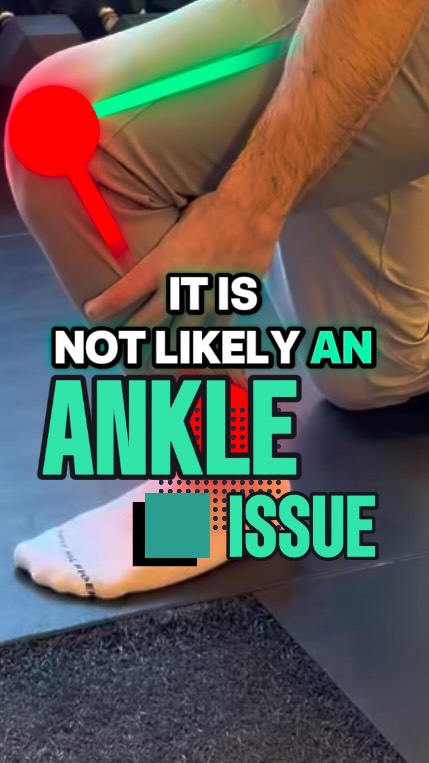 If you’re struggling to get your knees over your toes, it’s probably not an ankle mobility issue.
In most cases, the limitation comes from the foot and shin — specifically the inability to rotate through them together in a controlled way.
When the foot can’t rotate and the tibia can’t follow, the knee has nowhere to go and the movement feels blocked.
Restore rotation through the system, and knee-over-toe mechanics usually improve naturally — without forcing more stretch.