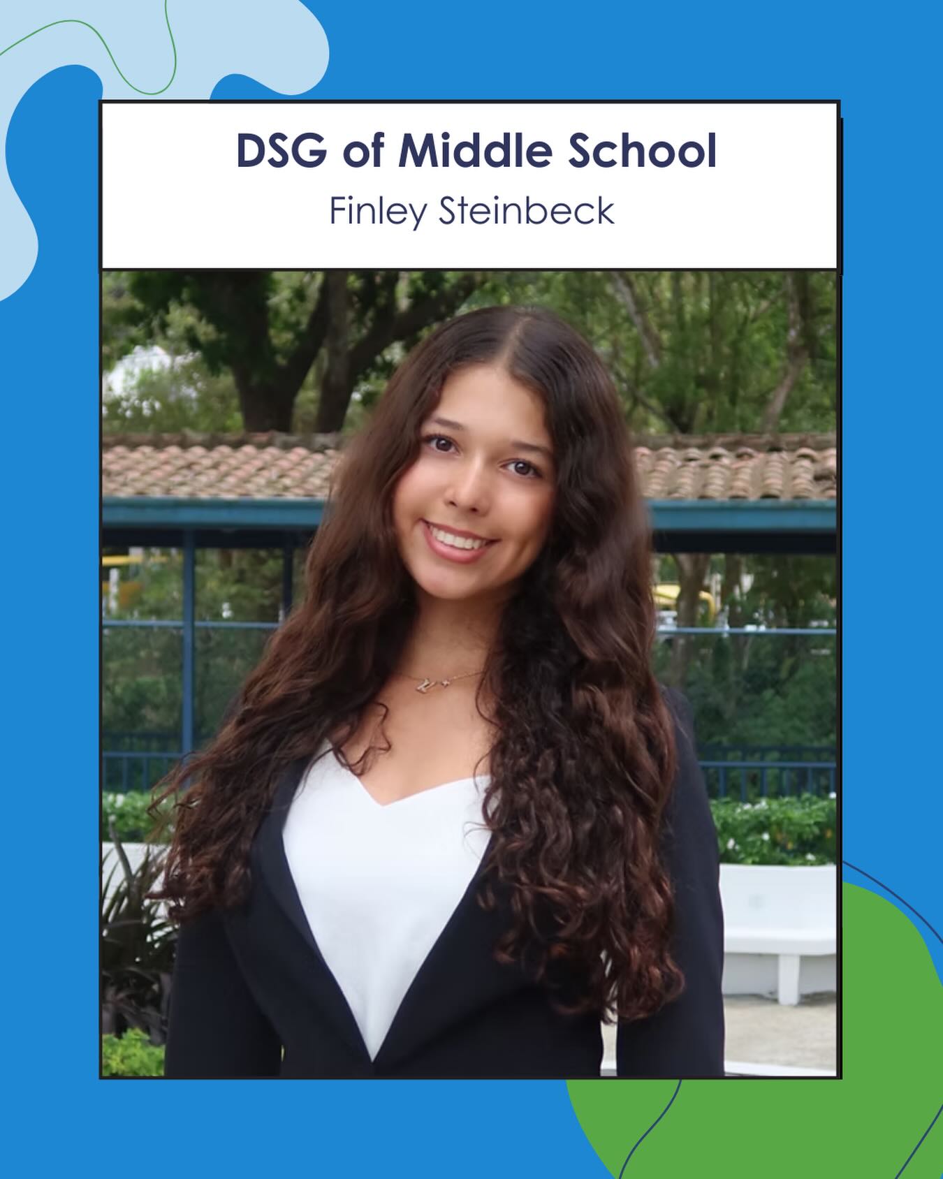 Meet Finley: Deputy Secretary General of Middle School!!